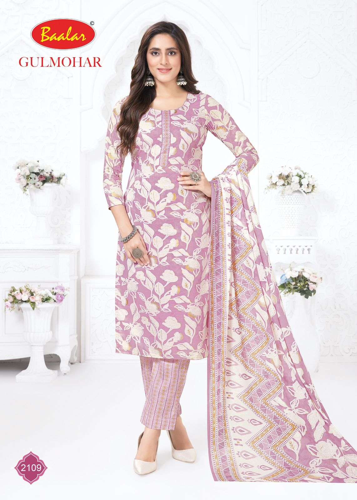 BAALAR GULMOHAR VOL 1 LAWN COTTON DIGITAL PRINT SUIT