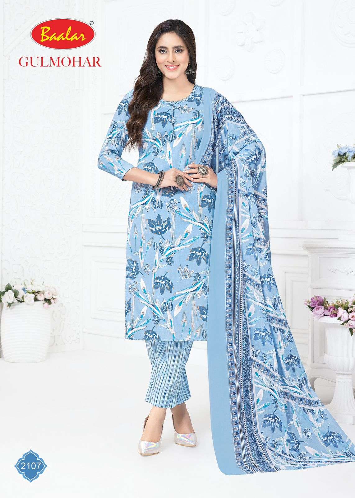 BAALAR GULMOHAR VOL 1 LAWN COTTON DIGITAL PRINT SUIT