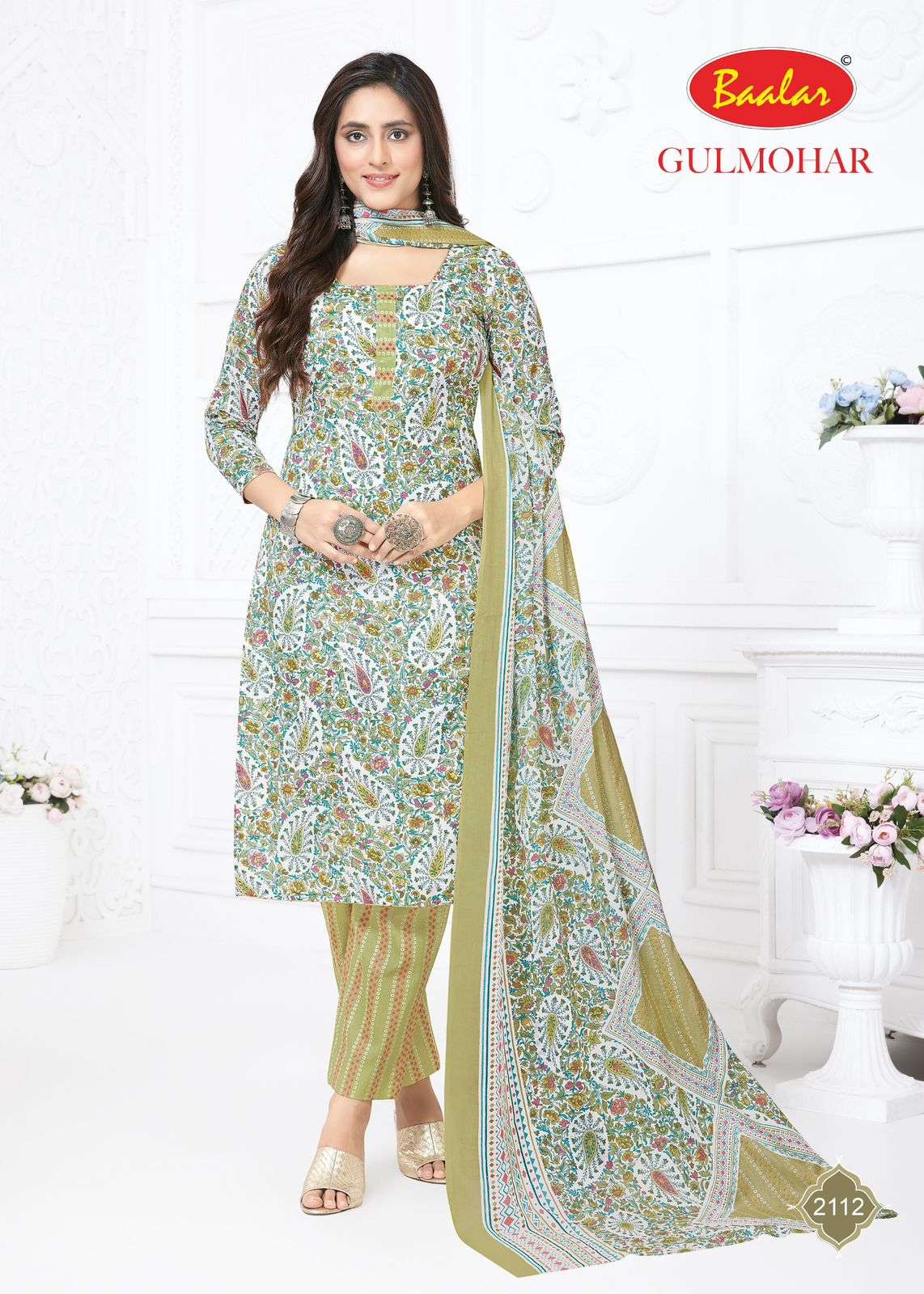 BAALAR GULMOHAR VOL 1 LAWN COTTON DIGITAL PRINT SUIT
