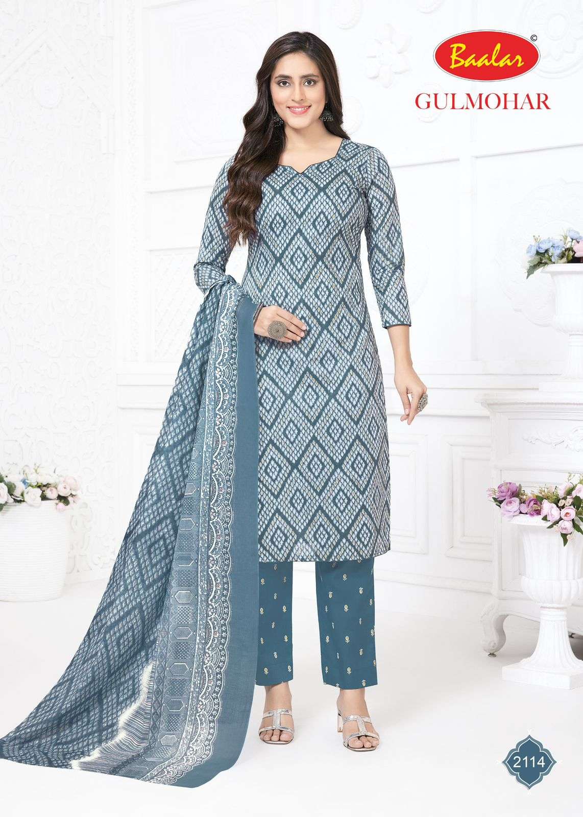 BAALAR GULMOHAR VOL 1 LAWN COTTON DIGITAL PRINT SUIT
