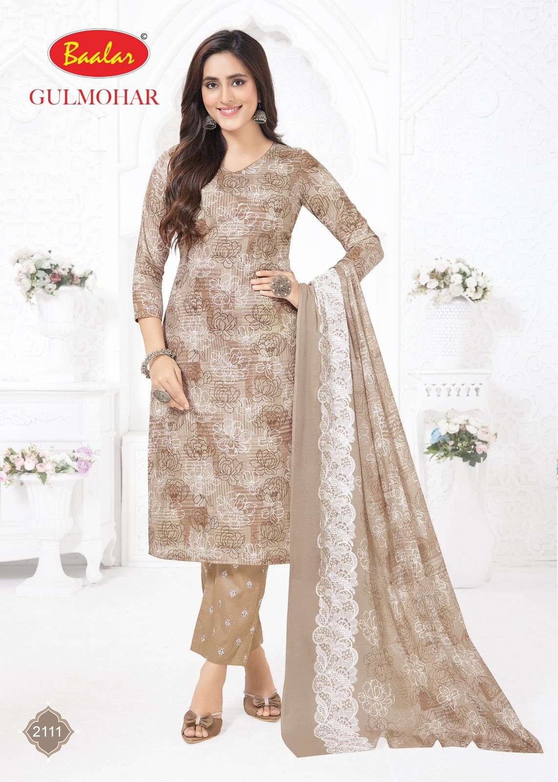 BAALAR GULMOHAR VOL 1 LAWN COTTON DIGITAL PRINT SUIT