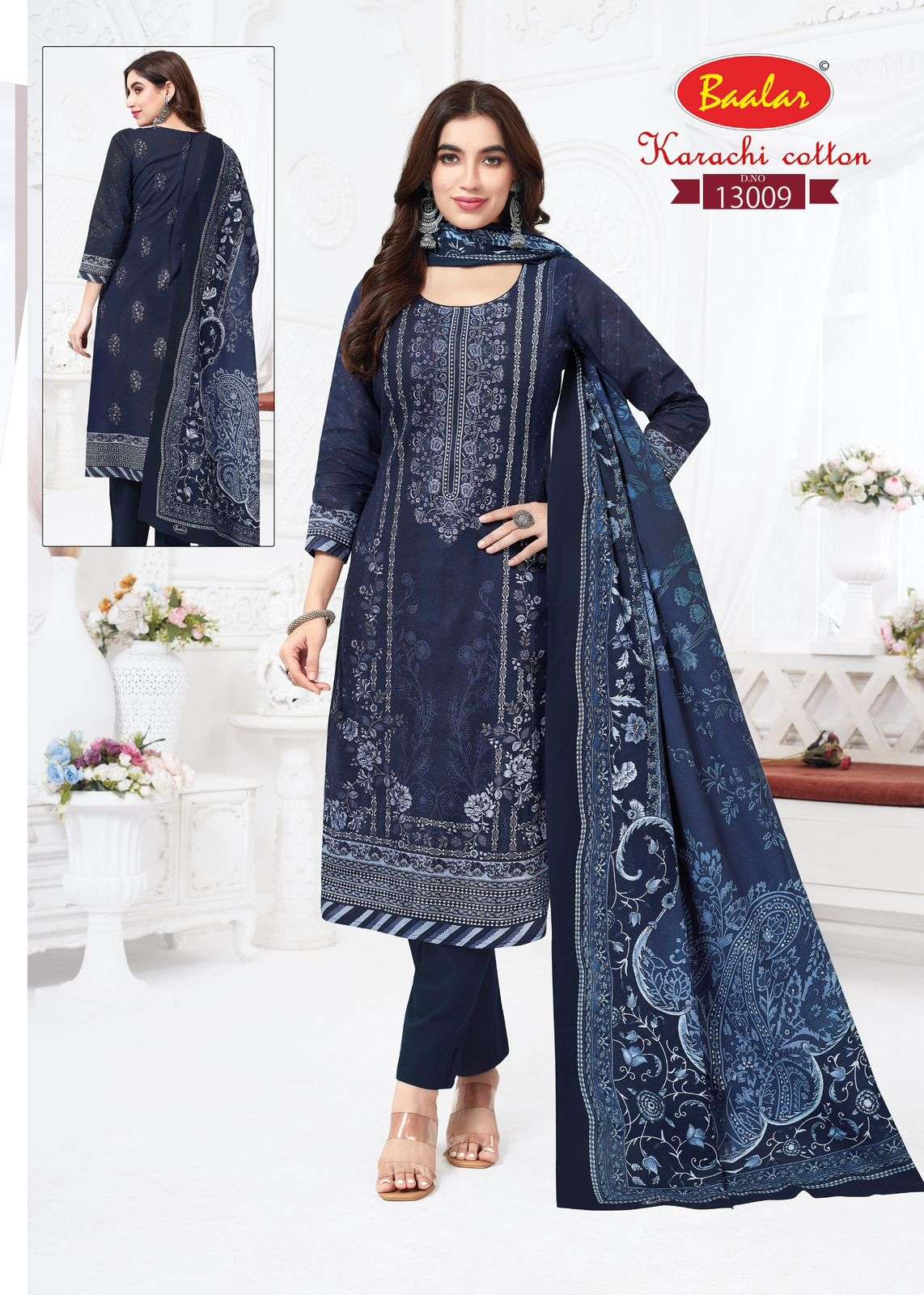 BAALAR KARACHI COTTON VOL 13 LAWN COTTON PRINTED SALWAR SUIT