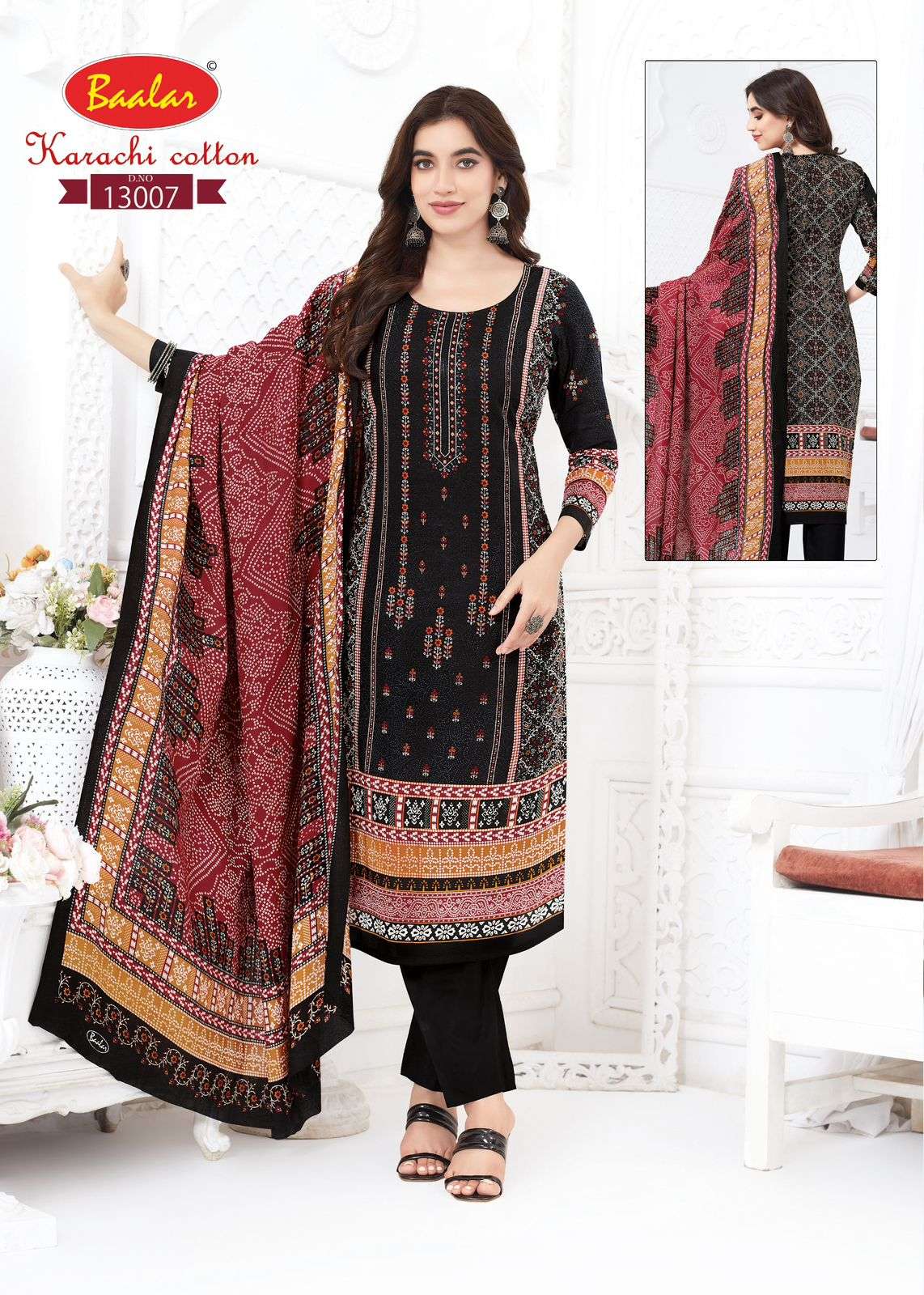 BAALAR KARACHI COTTON VOL 13 LAWN COTTON PRINTED SALWAR SUIT