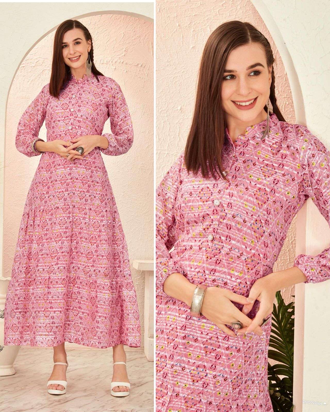 BLUE HILLS BLOSSOM 2.0 GEORGETTE PRINTED FANCY WEAR GOWN 