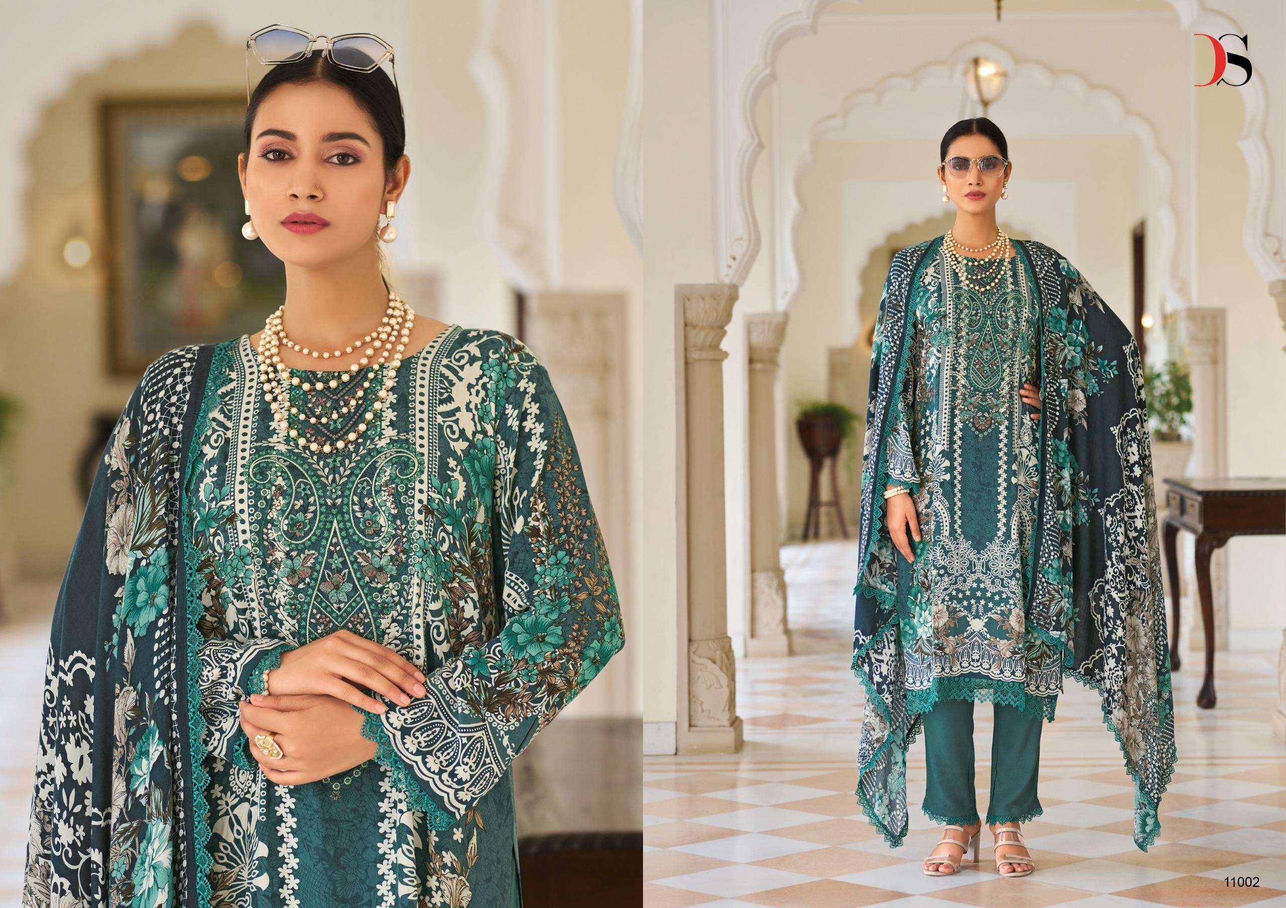 DEEPSY SUITS MARIA B WINTER COLLECTION 25 PASHMINA DESIGNER WORK SUIT