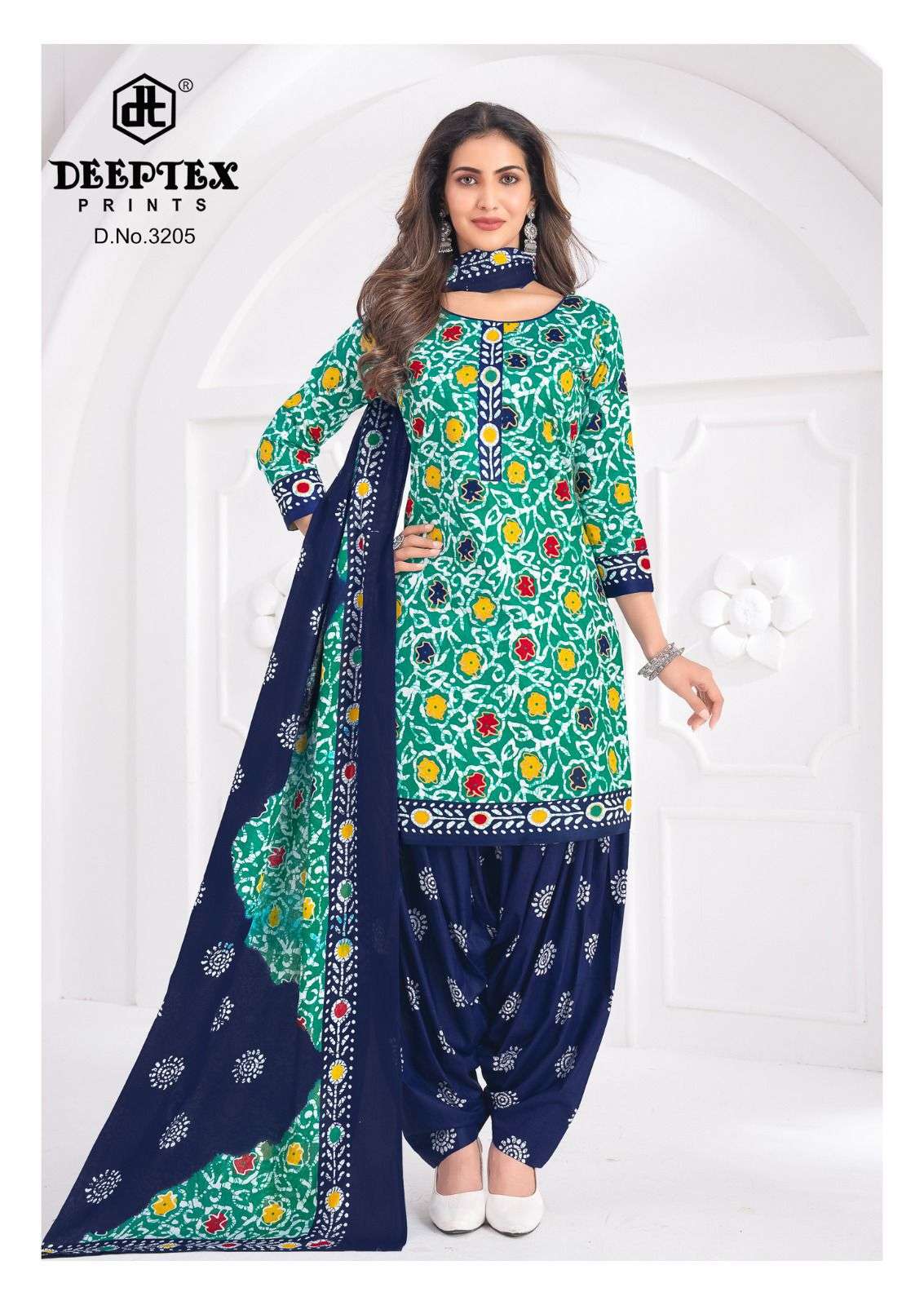 DEEPTEX PRINTS BATIK PLUS VOL 32 COTTON PRINTED SALWAR SUIT