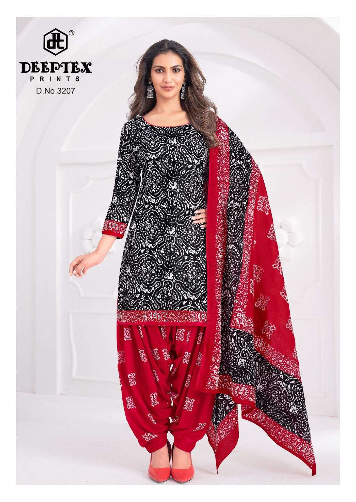 DEEPTEX PRINTS BATIK PLUS VOL 32 COTTON PRINTED SALWAR SUIT