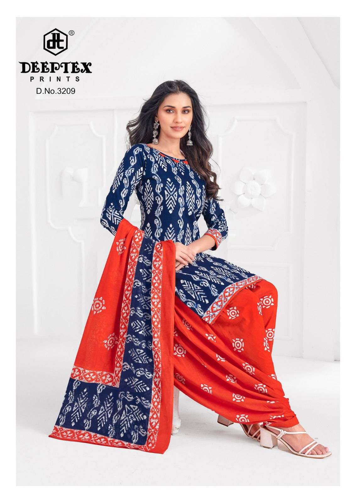 DEEPTEX PRINTS BATIK PLUS VOL 32 COTTON PRINTED SALWAR SUIT