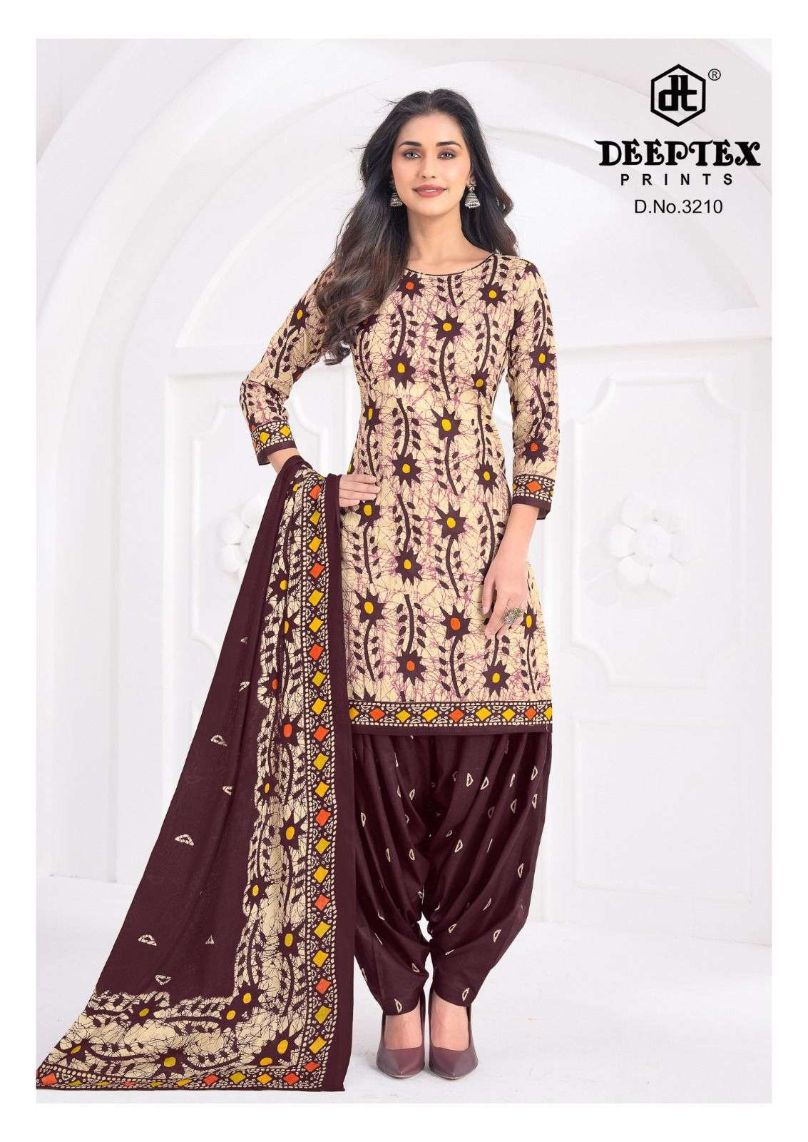 DEEPTEX PRINTS BATIK PLUS VOL 32 COTTON PRINTED SALWAR SUIT