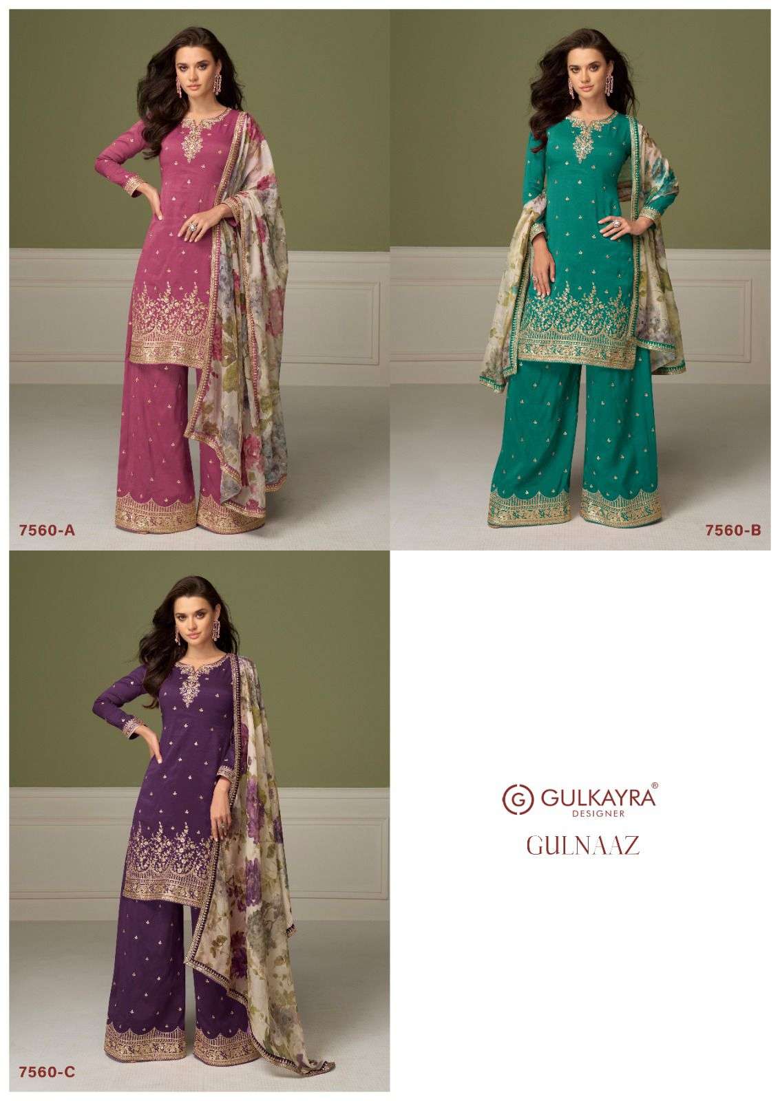 GULKAYRA DESIGNER GULNAAZ SIMER FABRIC HEAVY DESIGNER FESTIVE WEAR SUIT