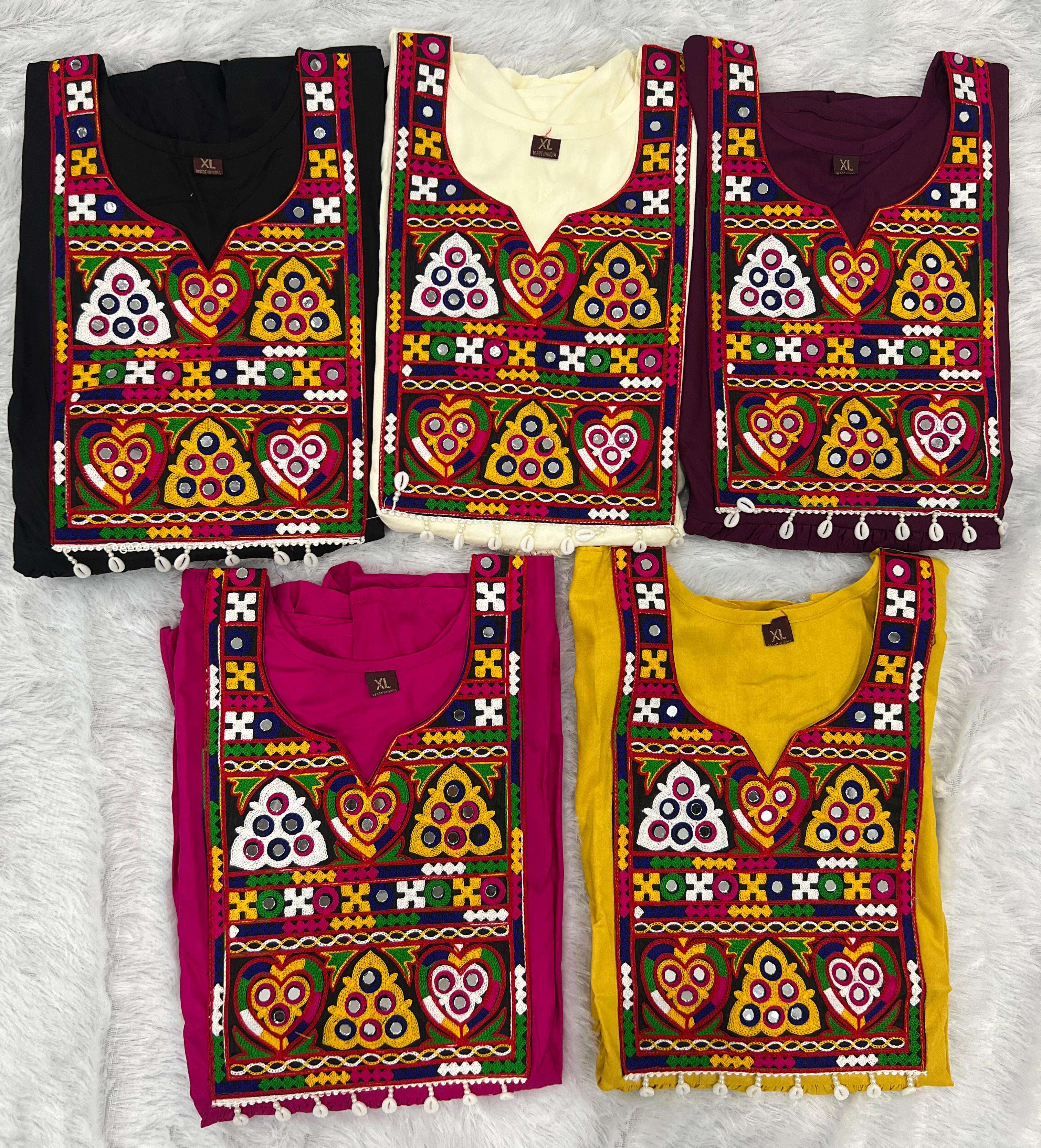 INLI AI NAVRATRI RAYON FANCY NAVRATRI WEAR LADIES TOPS