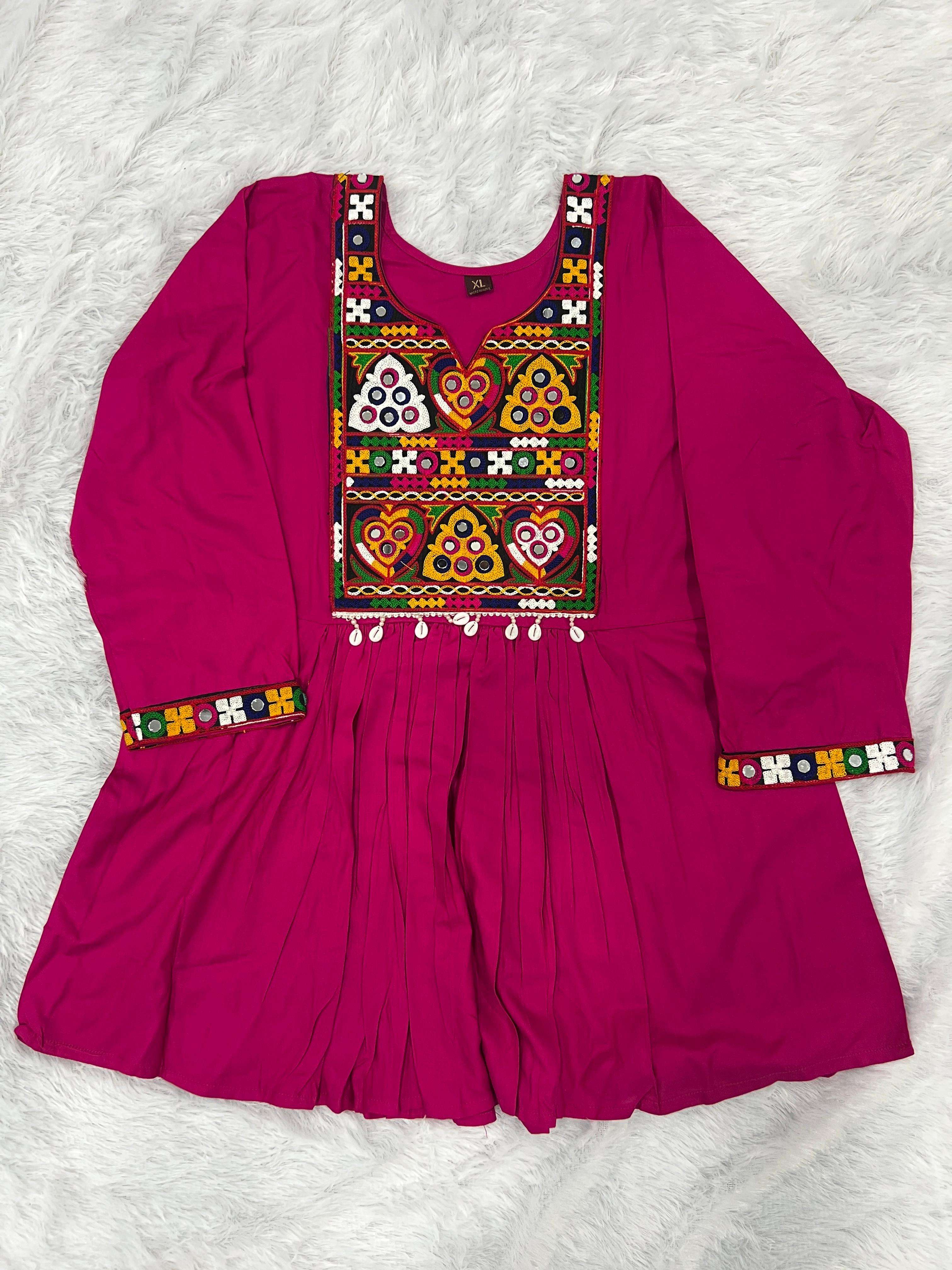 INLI AI NAVRATRI RAYON FANCY NAVRATRI WEAR LADIES TOPS