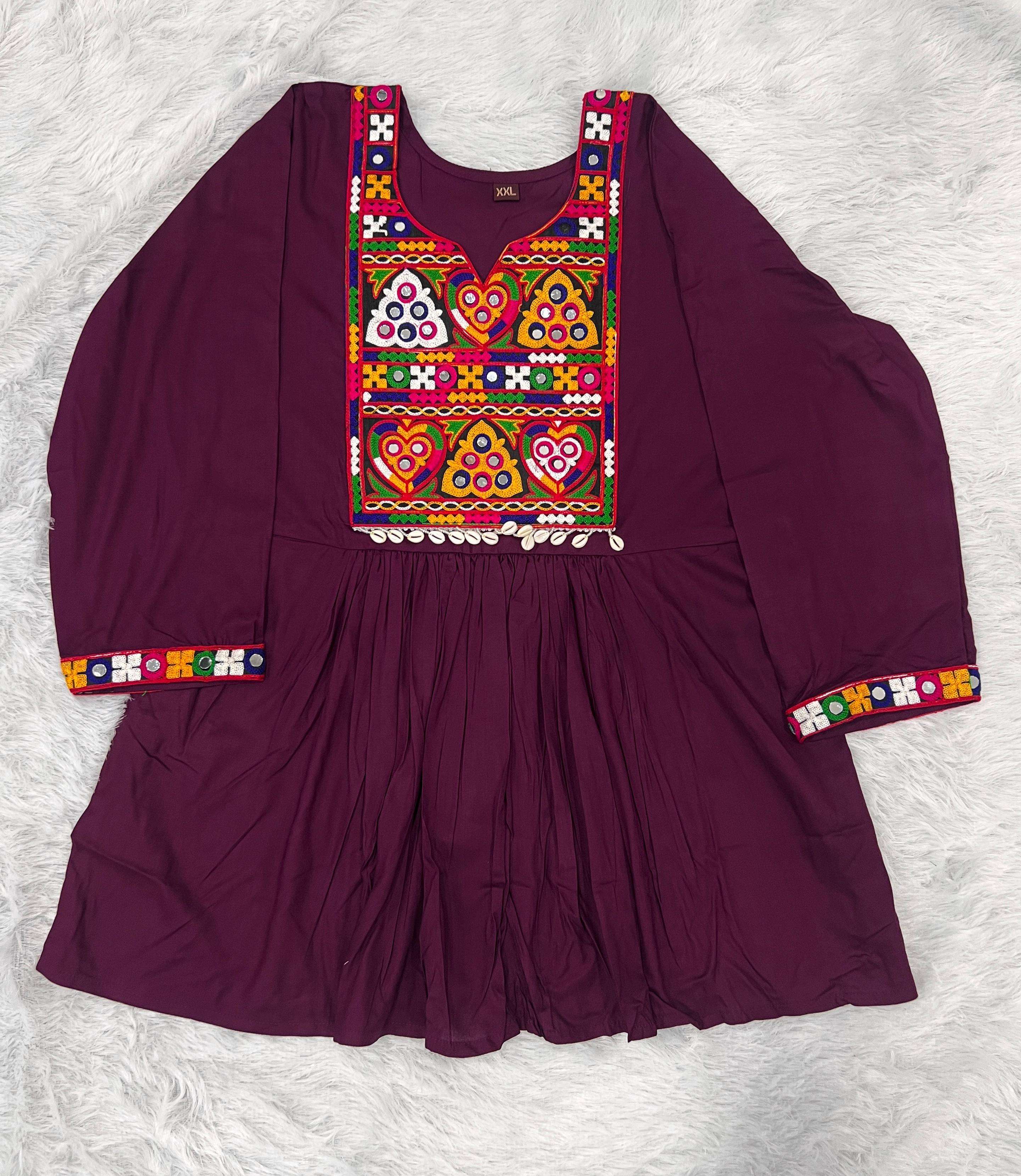 INLI AI NAVRATRI RAYON FANCY NAVRATRI WEAR LADIES TOPS