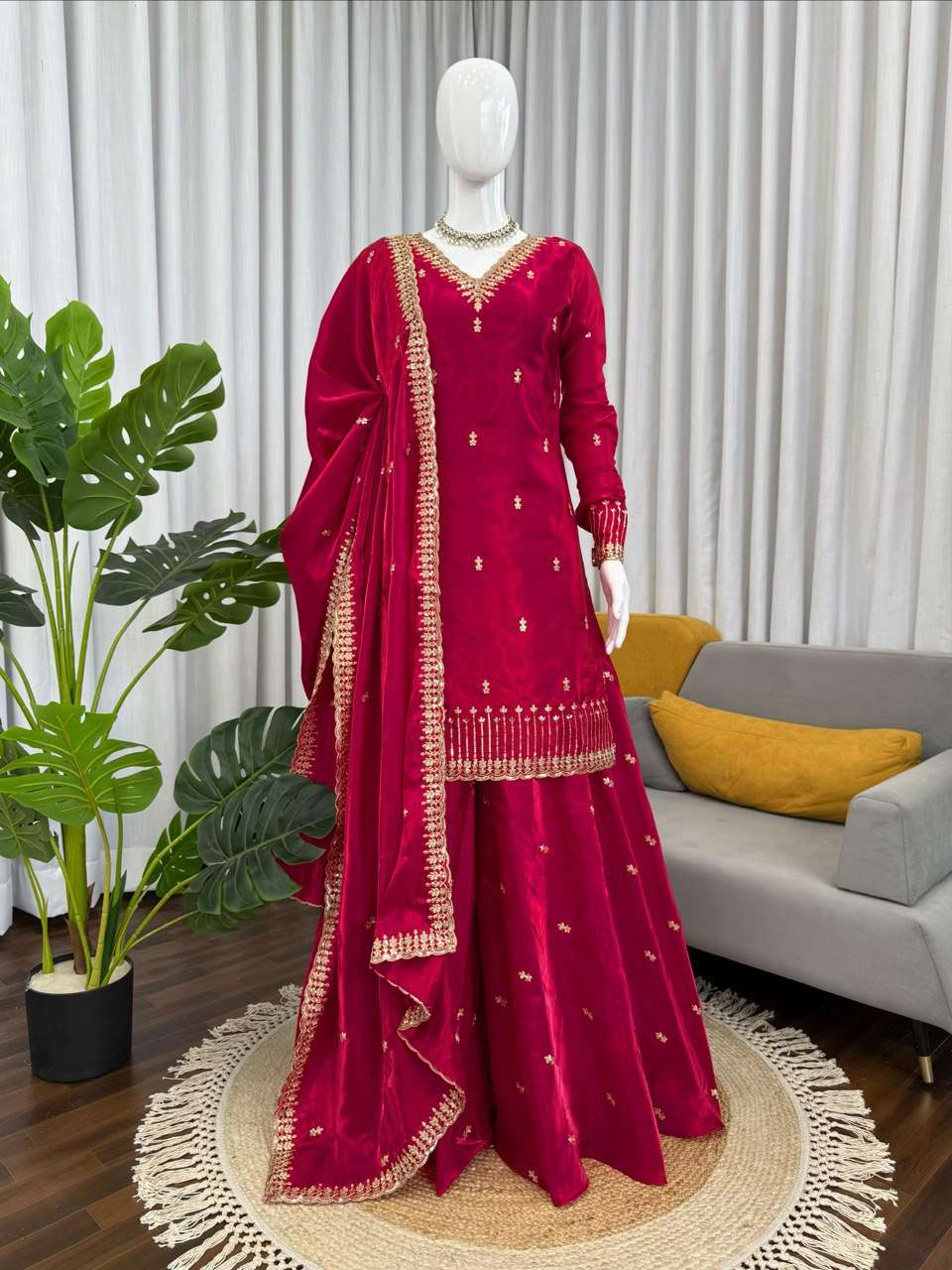 KA 1530 CANDY PINK SHADE HEAVY BEAUTIFUL DESIGNER PARTY WEAR LADIES SUIT