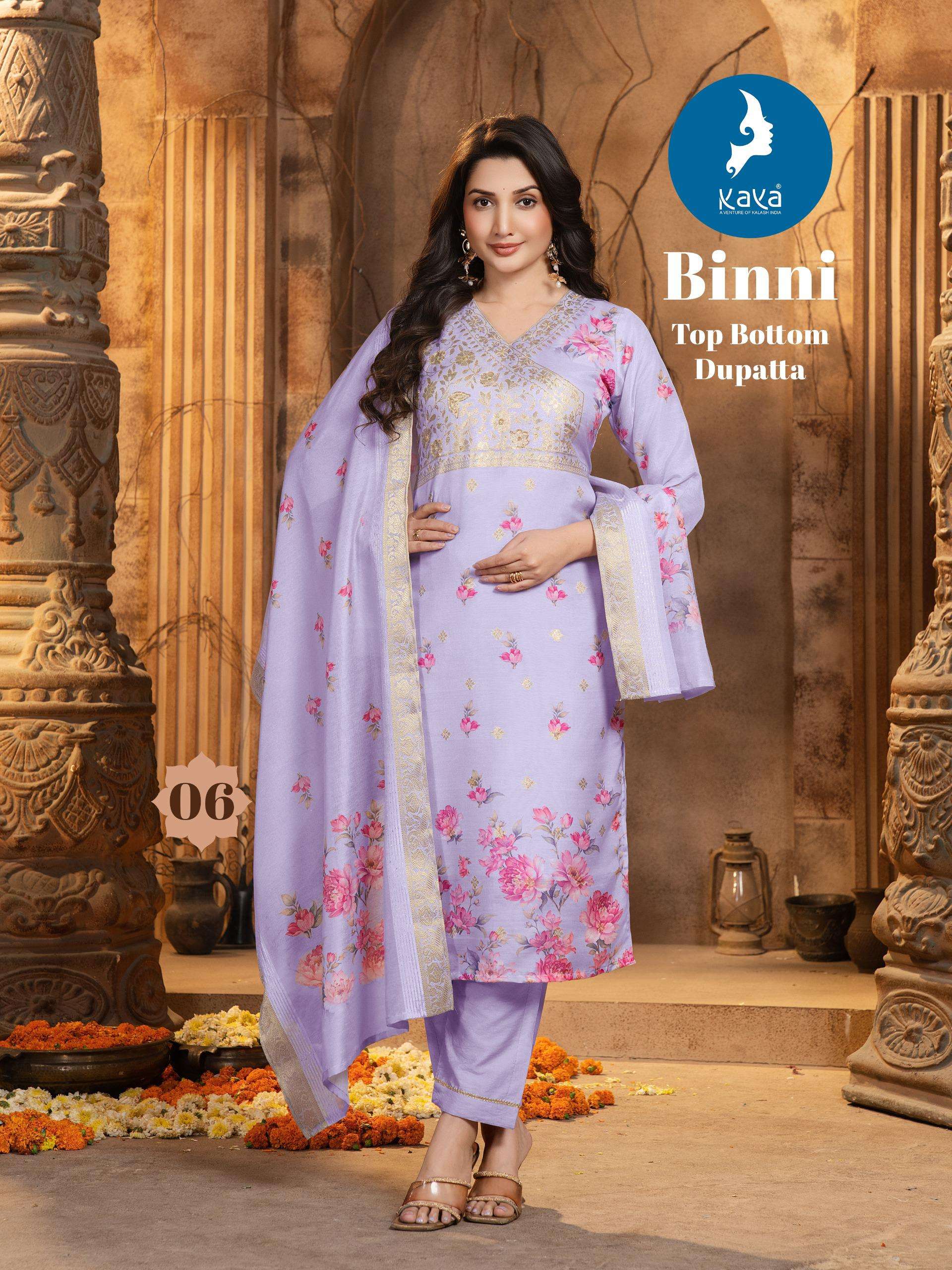 KAYA BINNI JACQUARD DESIGNER WORK READY MADE LADIES SUIT