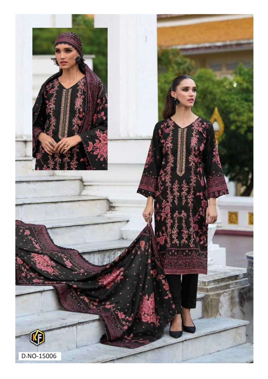 KEVAL FAB K KASHA NX HIT VOL 15 COTTON DIGITAL PRINTS SALWAR SUIT