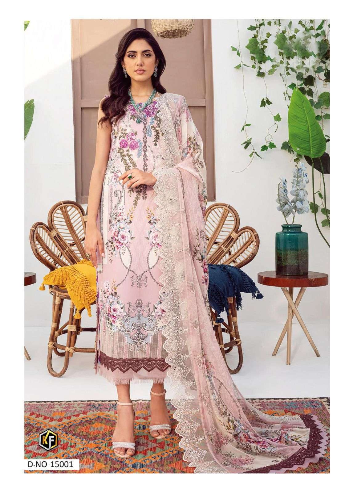 KEVAL FAB K KASHA NX HIT VOL 15 COTTON DIGITAL PRINTS SALWAR SUIT
