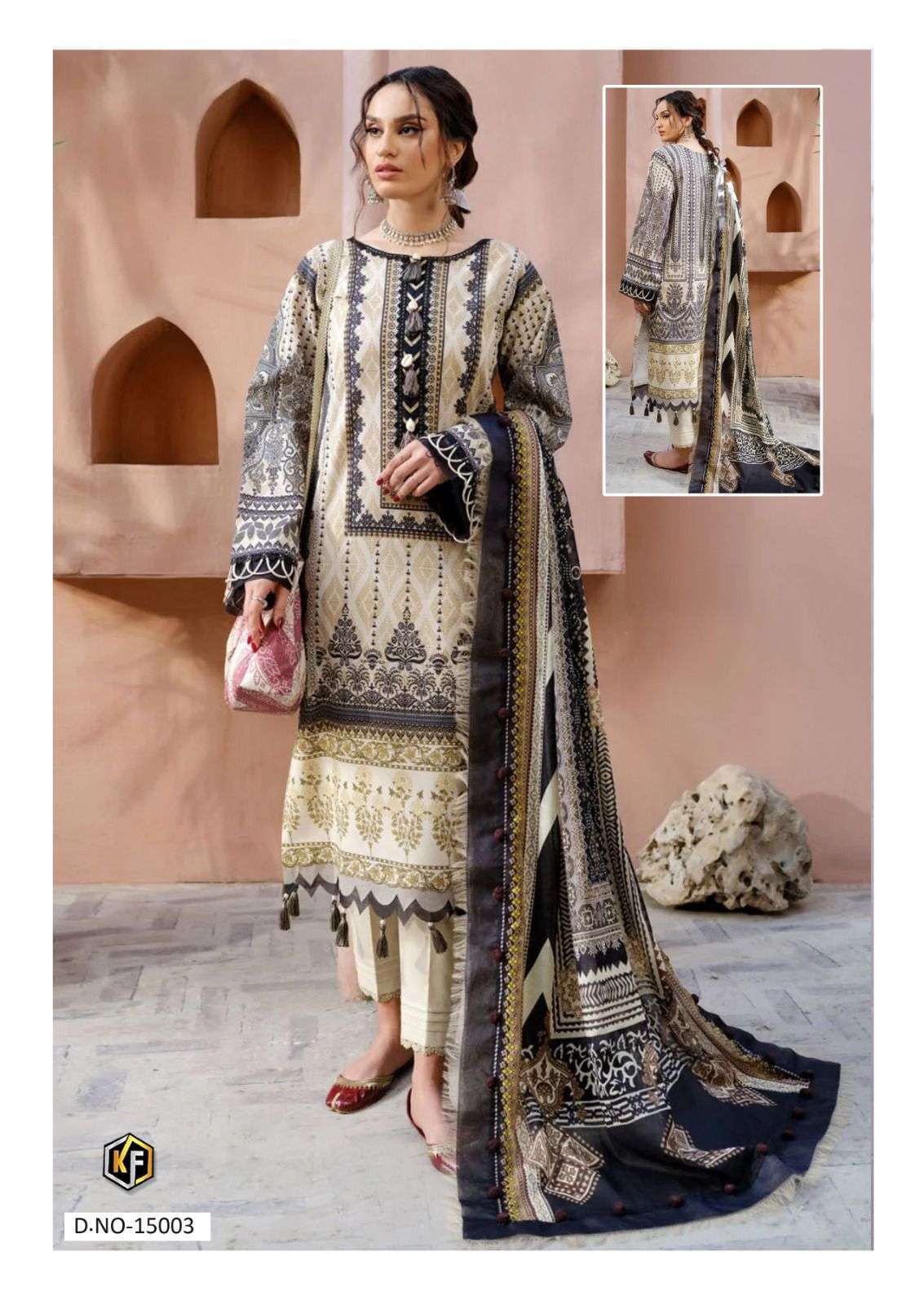 KEVAL FAB K KASHA NX HIT VOL 15 COTTON DIGITAL PRINTS SALWAR SUIT