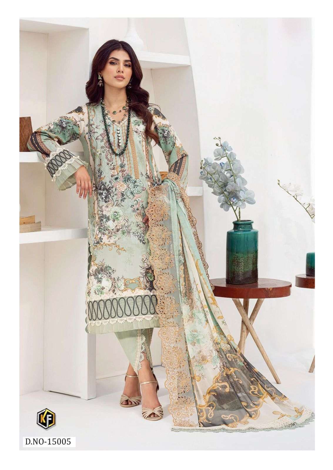 KEVAL FAB K KASHA NX HIT VOL 15 COTTON DIGITAL PRINTS SALWAR SUIT