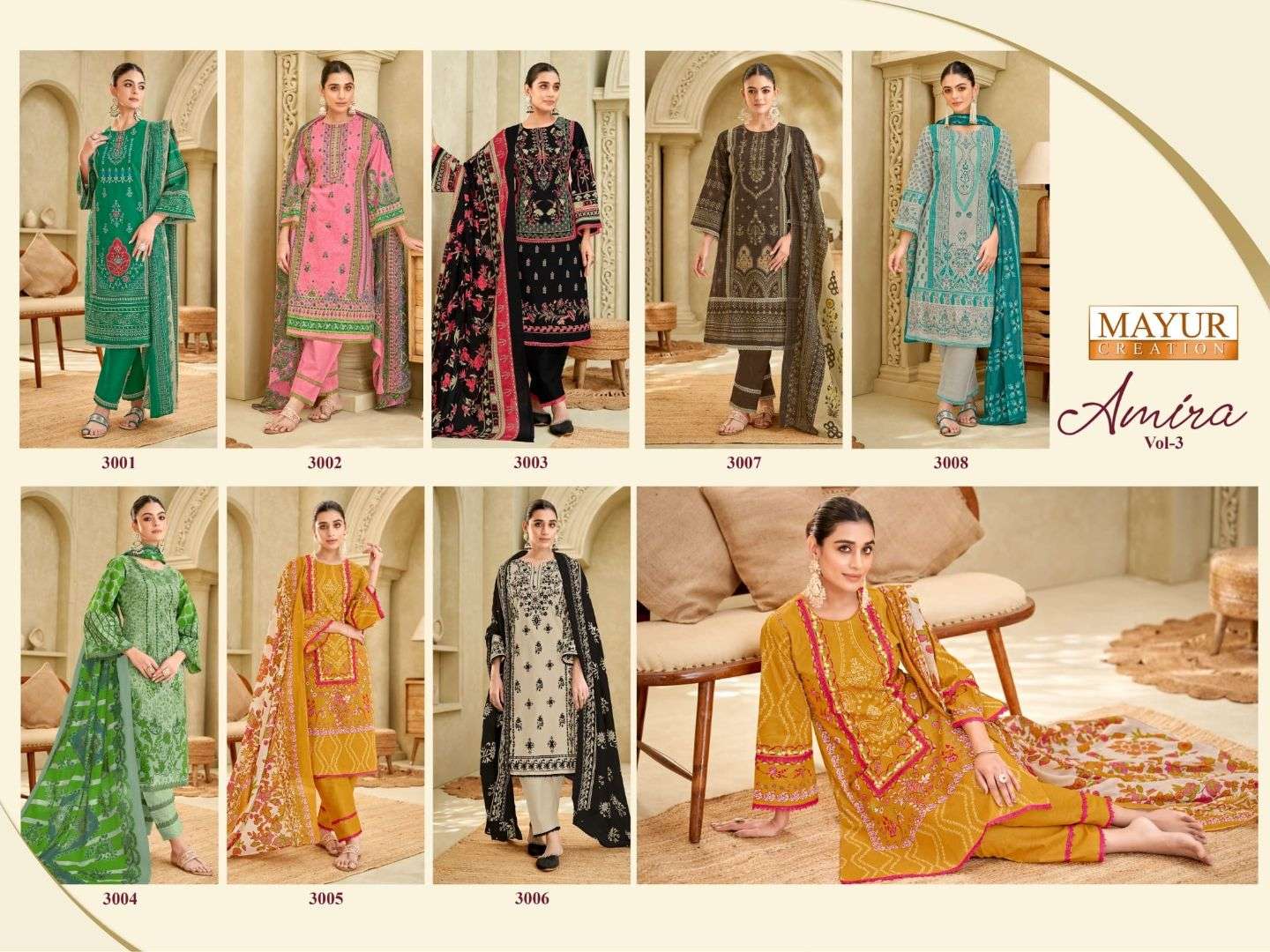 MAYUR CREATION AMIRA VOL 3 COTTON DIGITAL PRINTS SALWAR SUIT