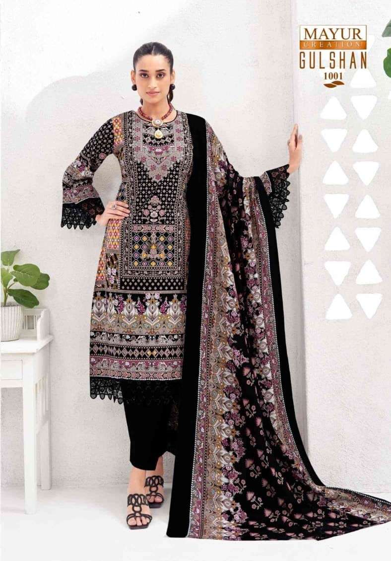 MAYUR CREATION GULSHAN VOL 1 LAWN COTTON DIGITAL PRINTS SALWAR SUIT