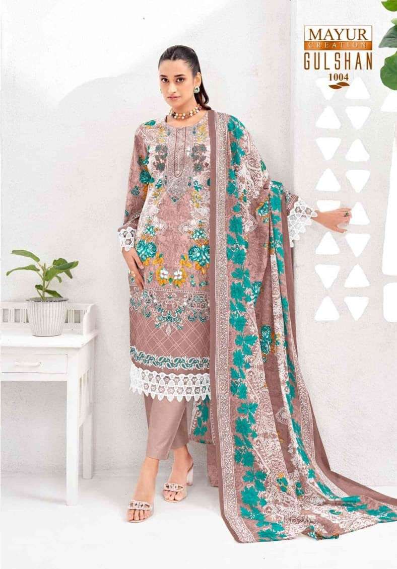 MAYUR CREATION GULSHAN VOL 1 LAWN COTTON DIGITAL PRINTS SALWAR SUIT