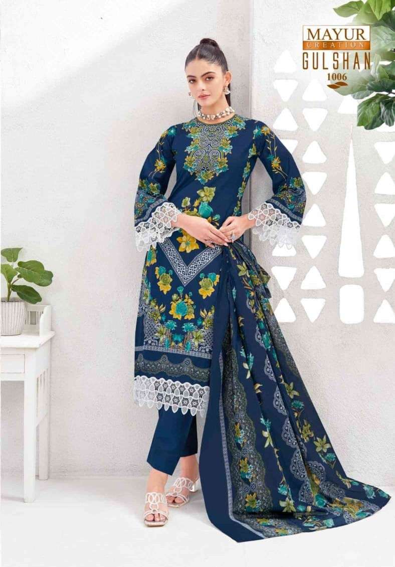 MAYUR CREATION GULSHAN VOL 1 LAWN COTTON DIGITAL PRINTS SALWAR SUIT
