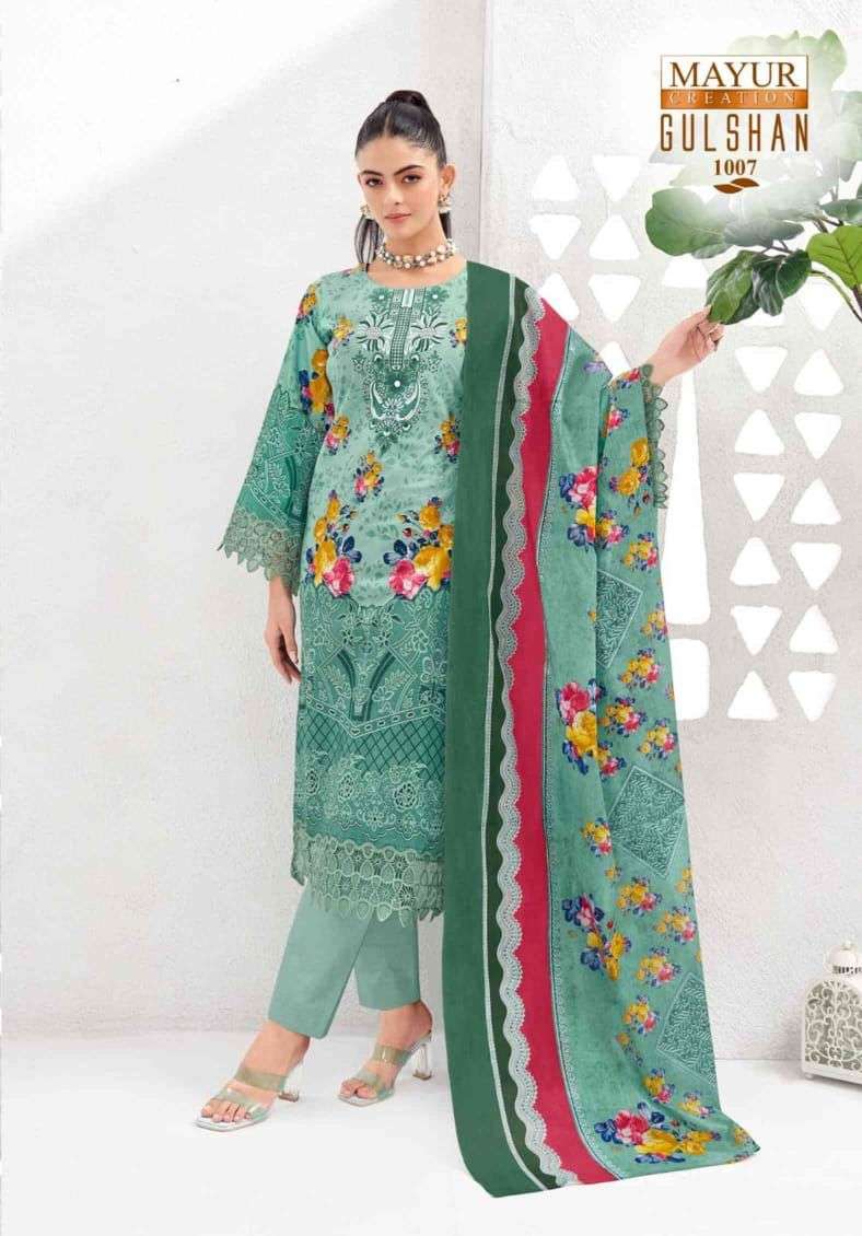 MAYUR CREATION GULSHAN VOL 1 LAWN COTTON DIGITAL PRINTS SALWAR SUIT