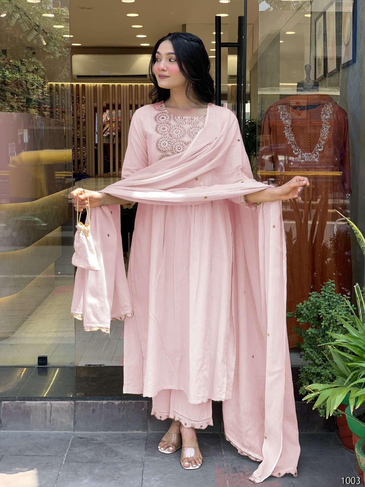 MF SWARA FANCY DESIGNER WORK READY MADE LADIES SUIT