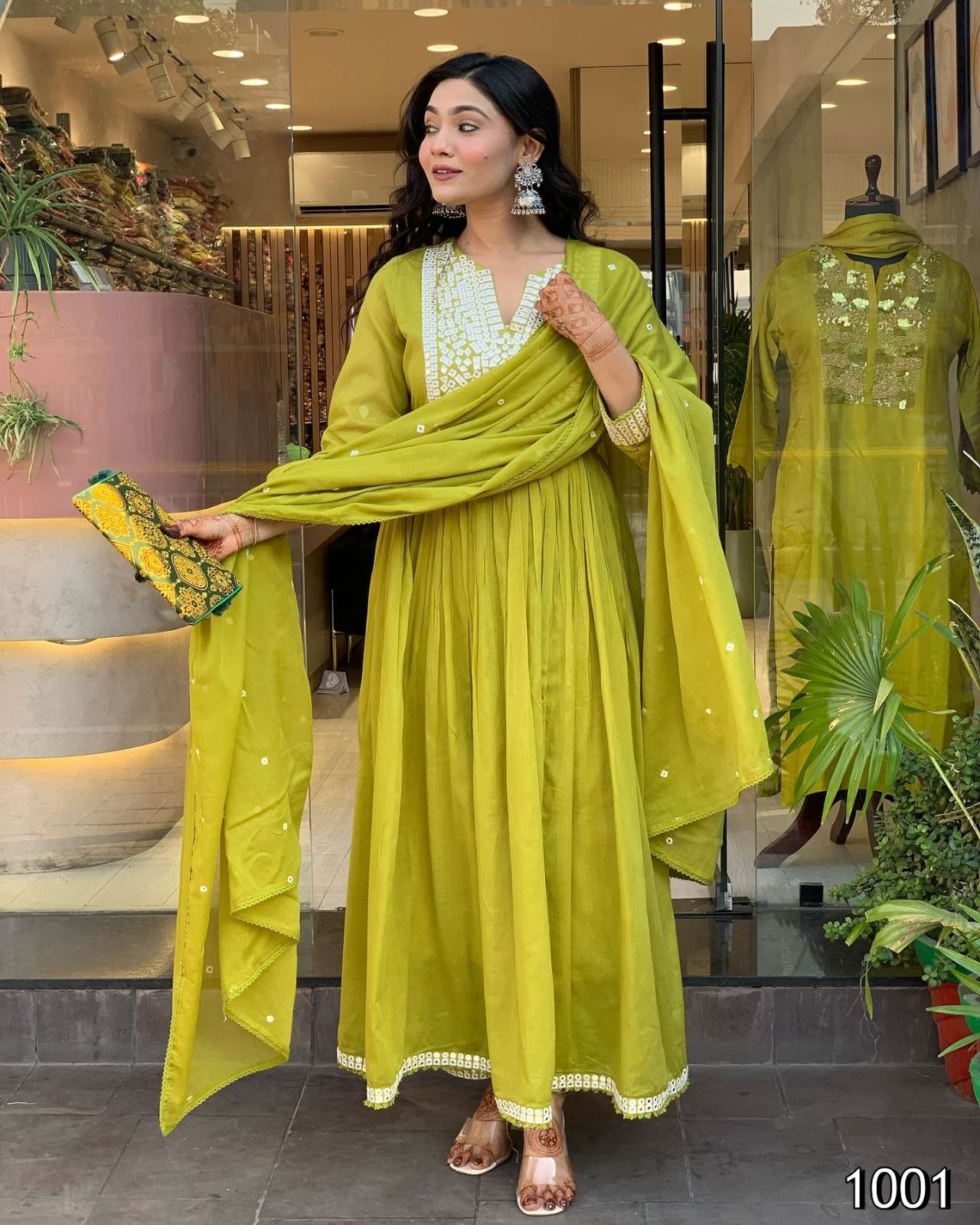 MF SWARA FANCY DESIGNER WORK READY MADE LADIES SUIT