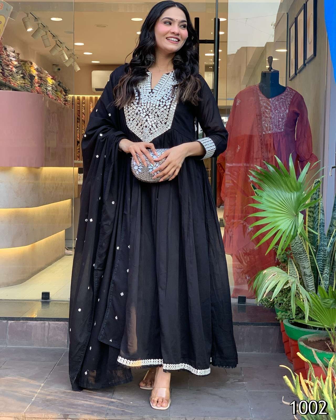 MF SWARA FANCY DESIGNER WORK READY MADE LADIES SUIT