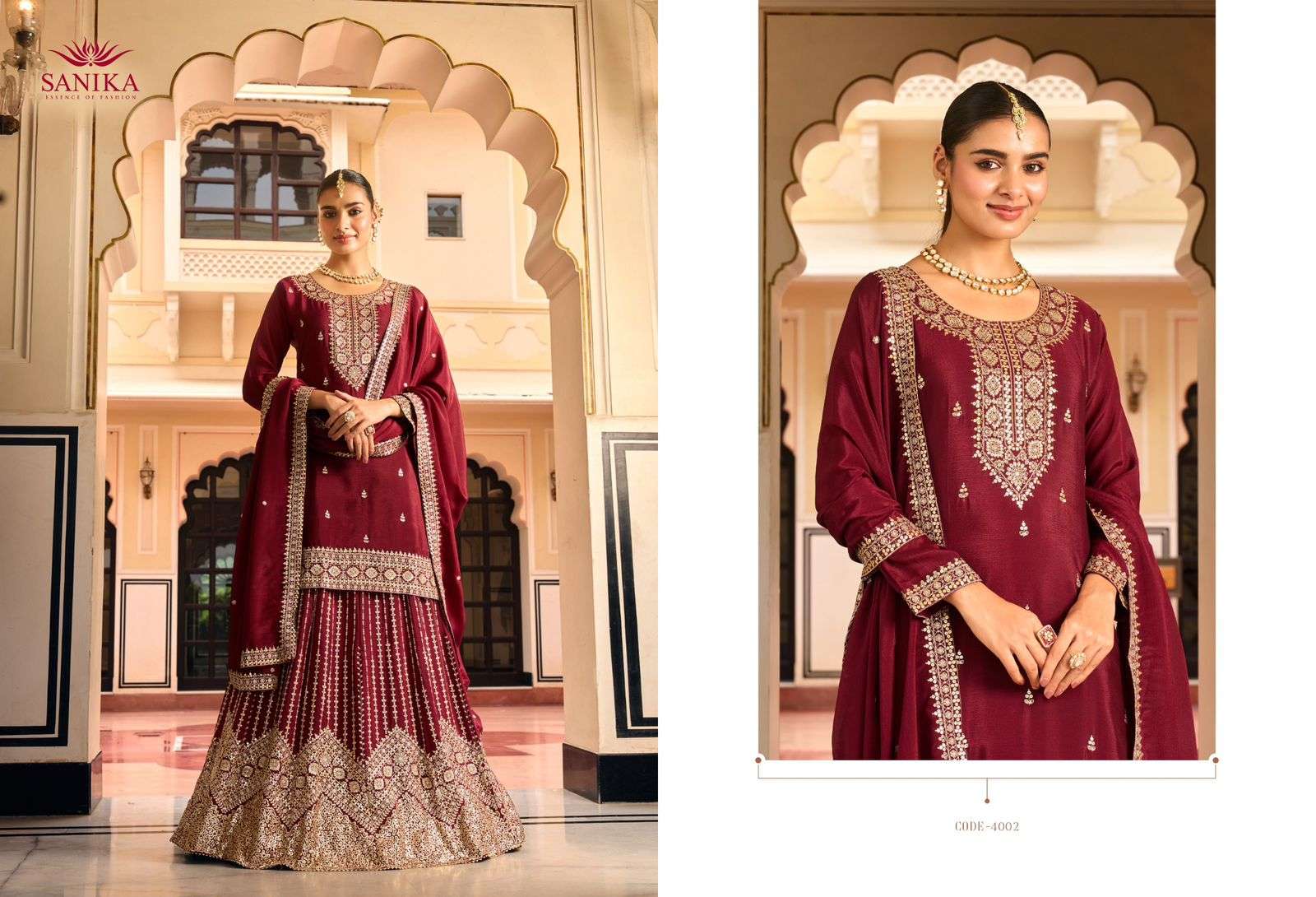 MUMTAZ ARTS TANYA MODAL SILK FANCY WORK LADIES SUIT