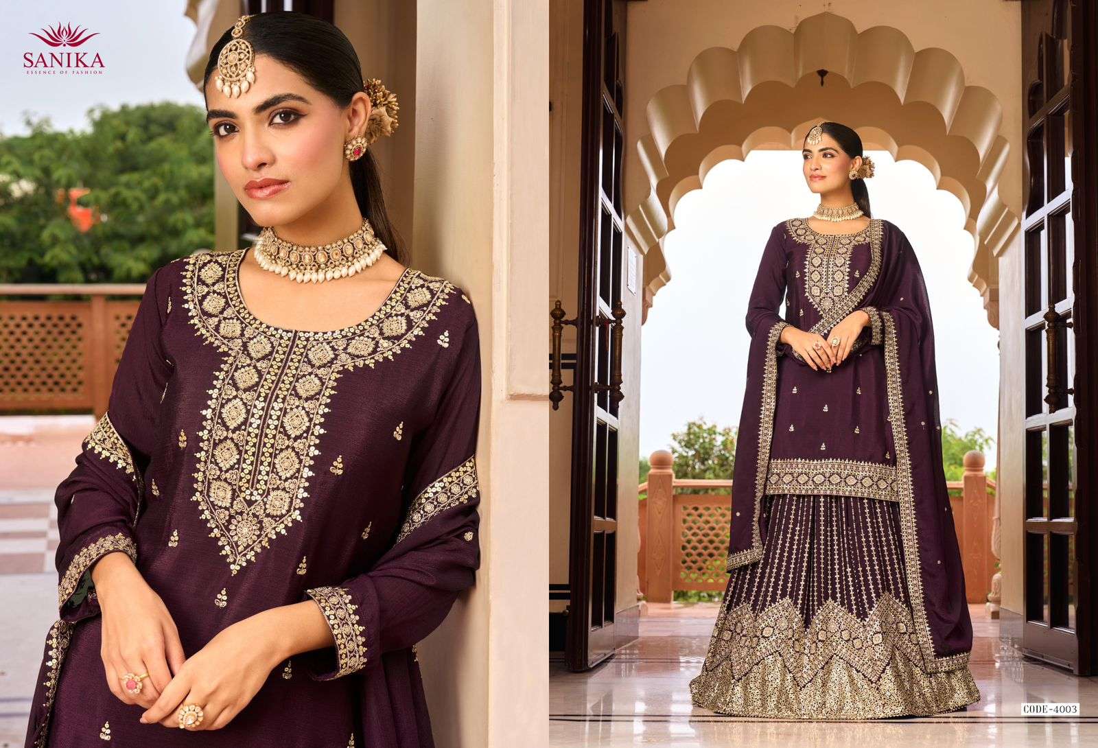 MUMTAZ ARTS TANYA MODAL SILK FANCY WORK LADIES SUIT