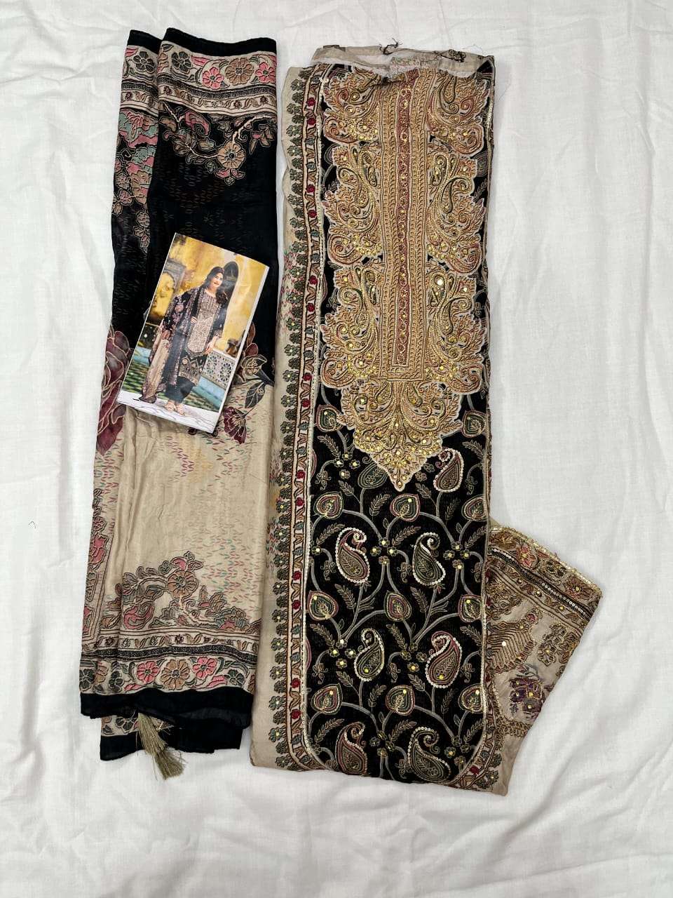 SHREE FAB DESIGN NO - KT - 281 PURE VISCOSE MUSLIN DIGITAL PRINT AARI HANDWORK PAKISTANI SUIT 