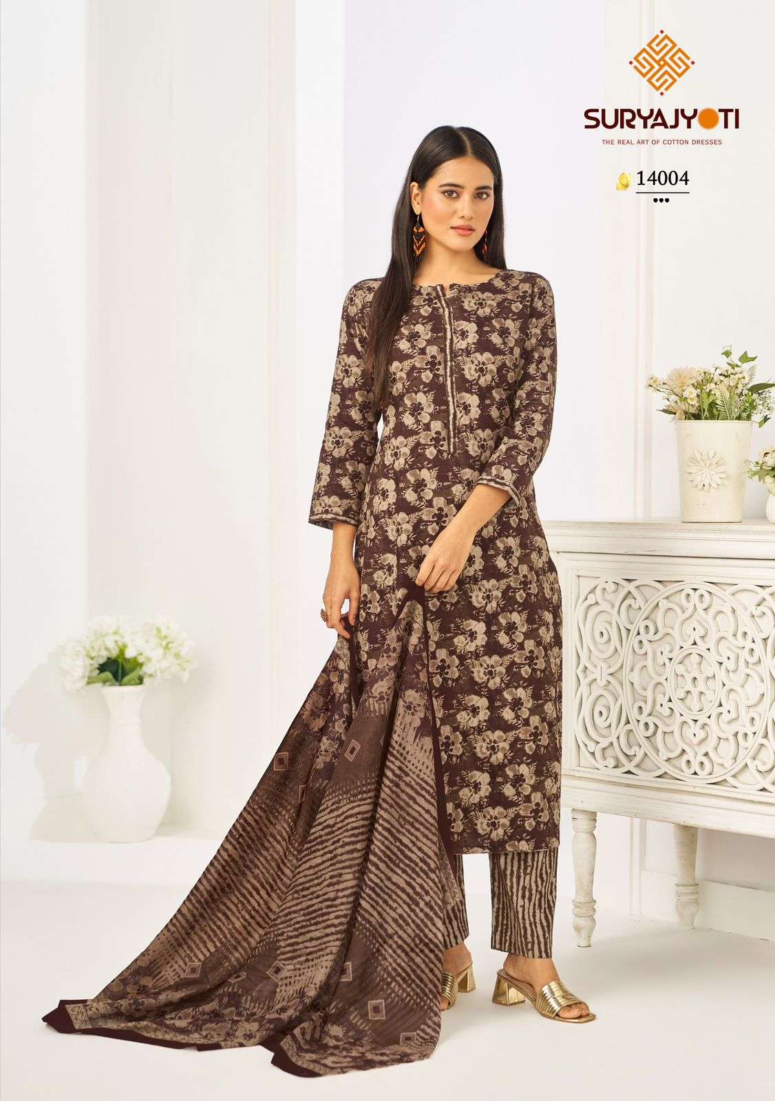 SURYAJYOTI PREYASI VOL 14 STITCHED COLLECTION  