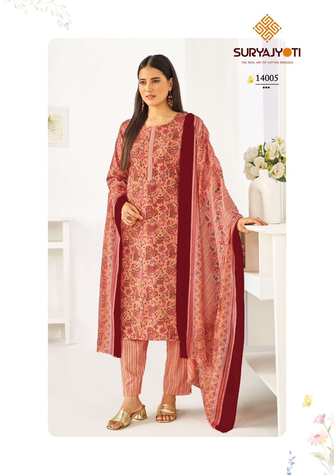 SURYAJYOTI PREYASI VOL 14 STITCHED COLLECTION  