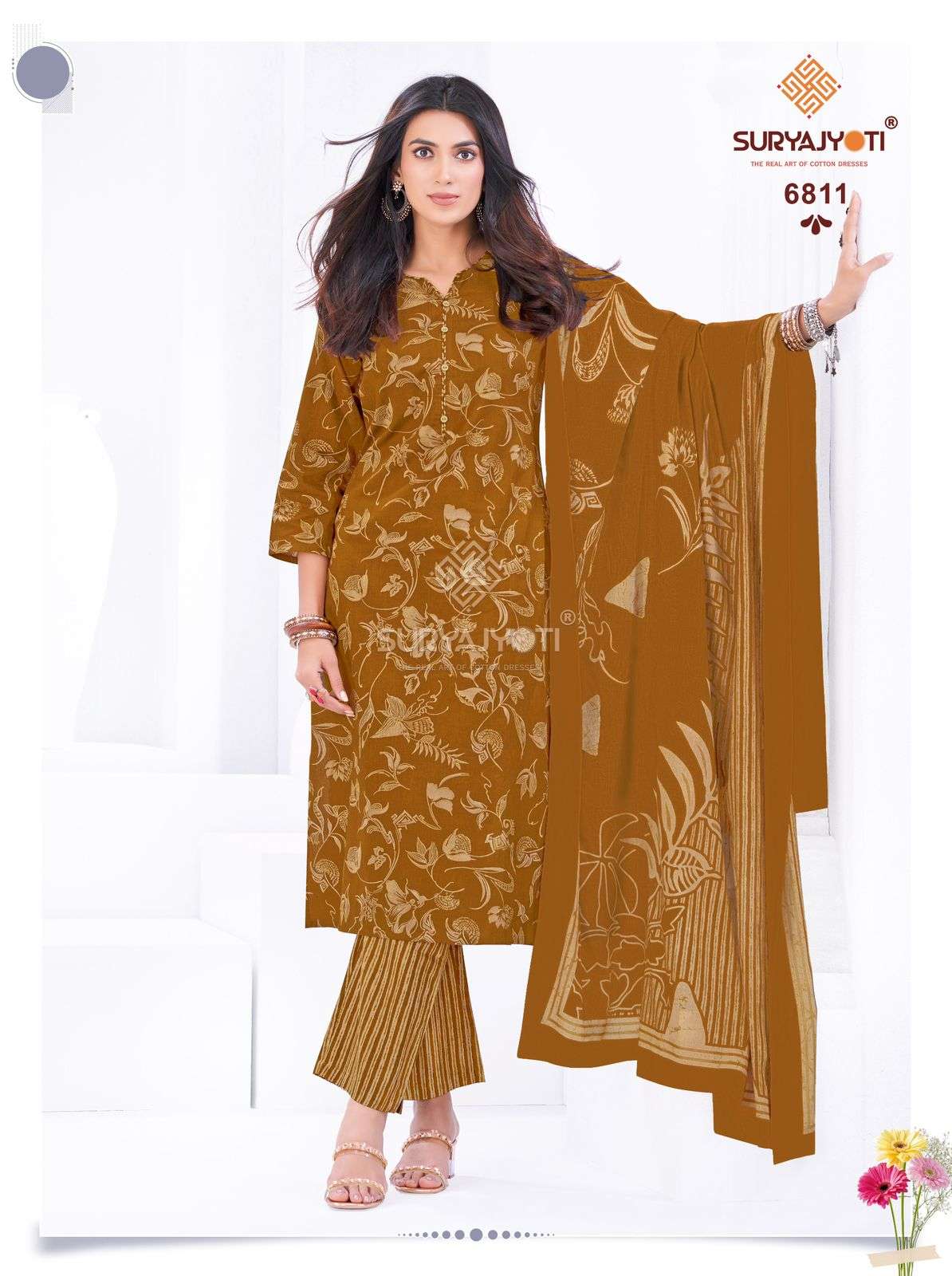 SURYAJYOTI TRENDY COTTON VOL 68 STITCHED COLLECTION 