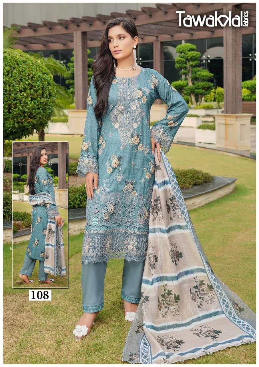TAWAKKAL FABRICS SABA LUXURY HEAVY  COTTON COLLECTION