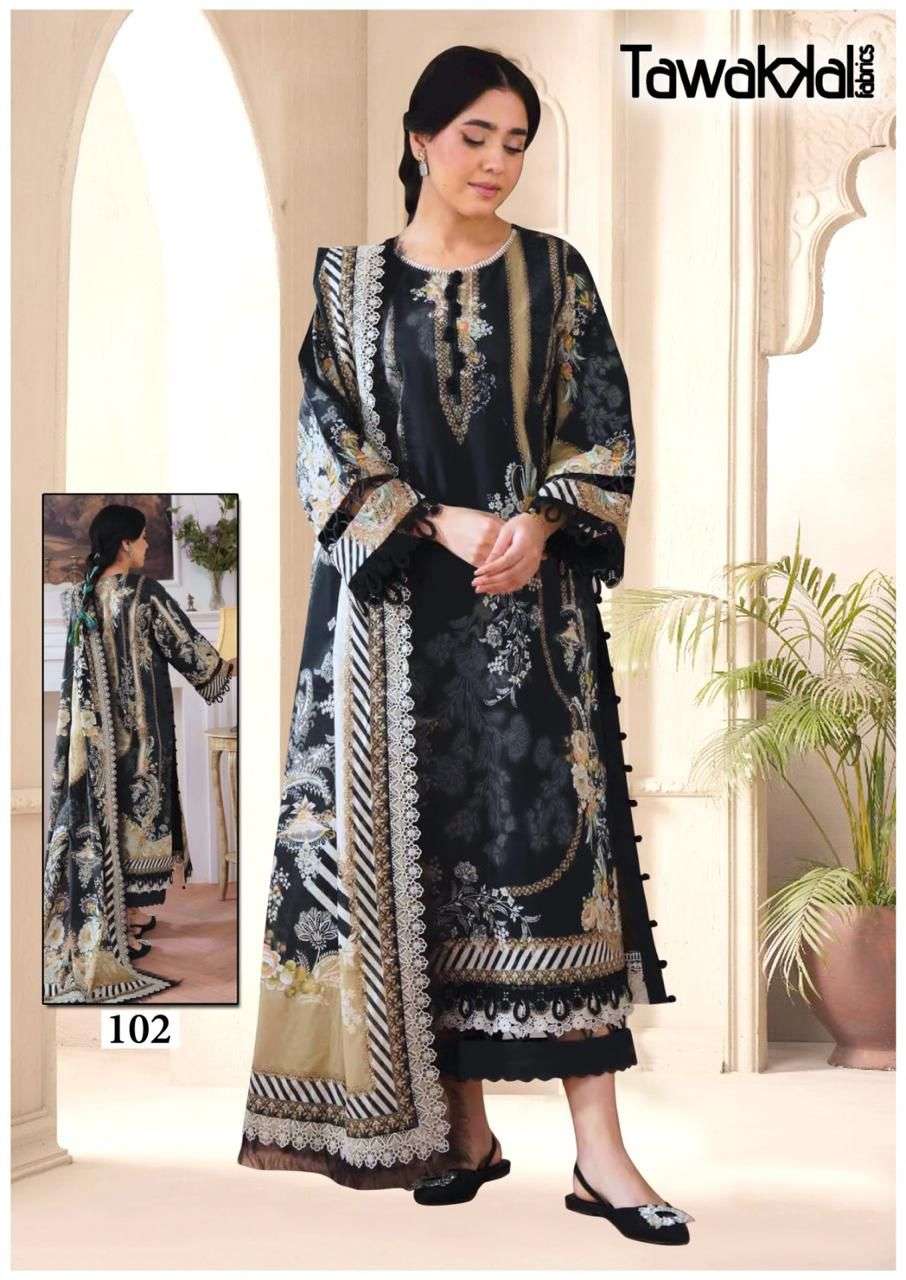 TAWAKKAL FABRICS SABA LUXURY HEAVY  COTTON COLLECTION