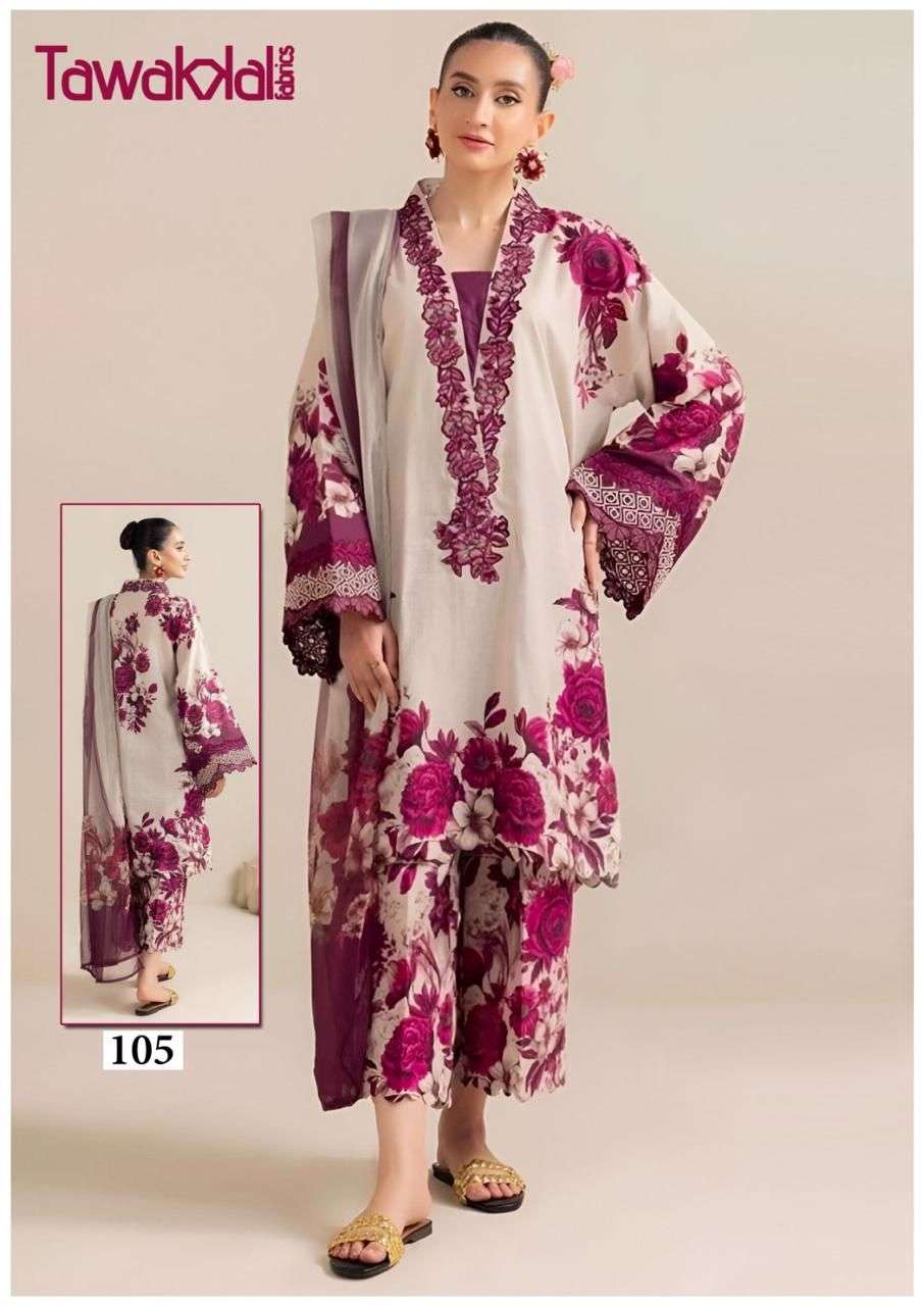 TAWAKKAL FABRICS SABA LUXURY HEAVY  COTTON COLLECTION