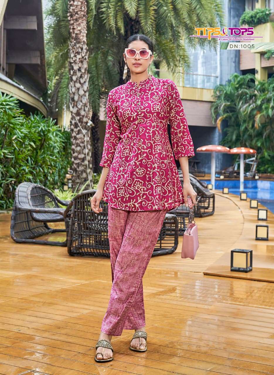 TIPS AND TOPS ROOHI FANCY WEAR LADIES CO-ORD SET 