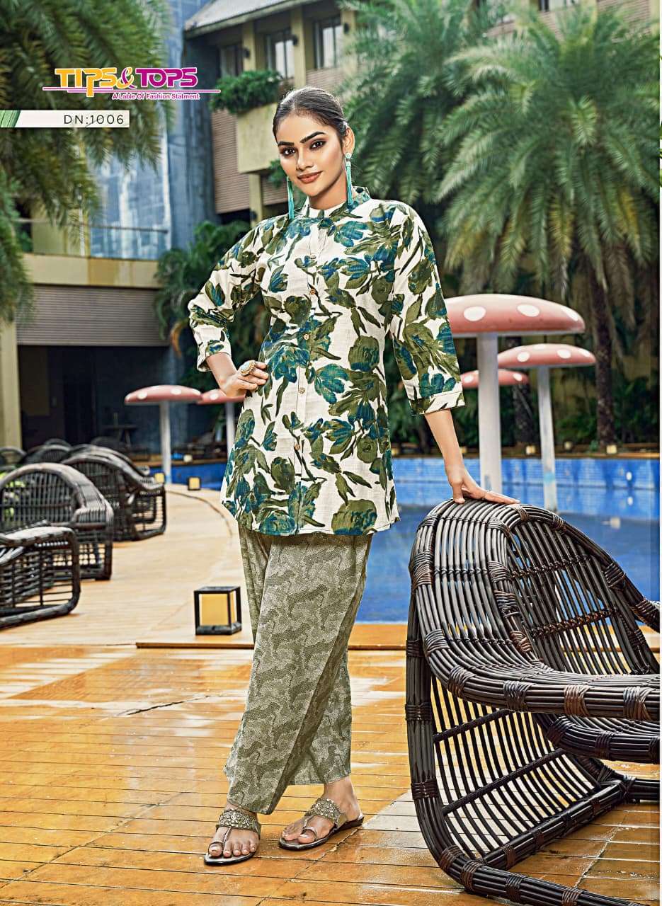 TIPS AND TOPS ROOHI FANCY WEAR LADIES CO-ORD SET 