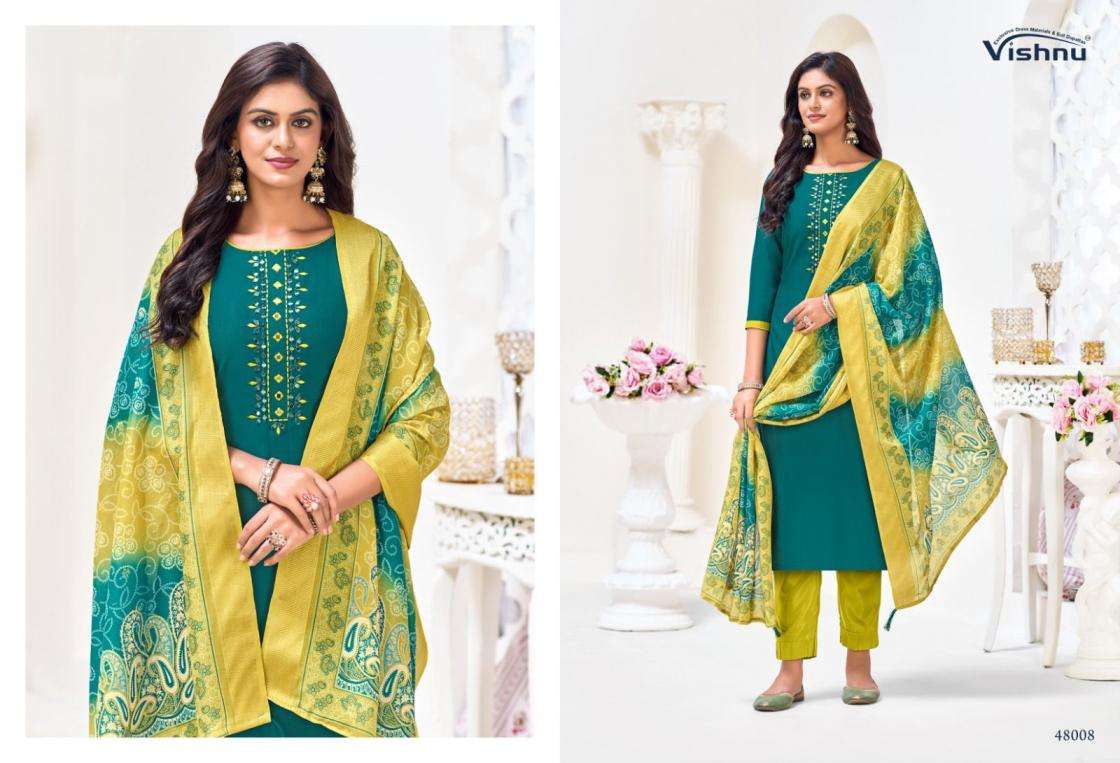 VISHNU IMPEX ALAVIRA SILK WITH FANCY SWAROVSKI WORK SALWAR SUIT