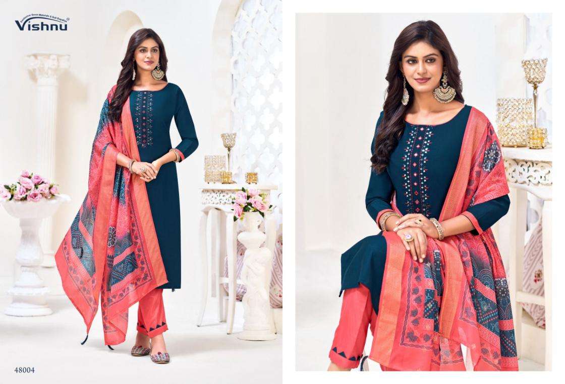 VISHNU IMPEX ALAVIRA SILK WITH FANCY SWAROVSKI WORK SALWAR SUIT