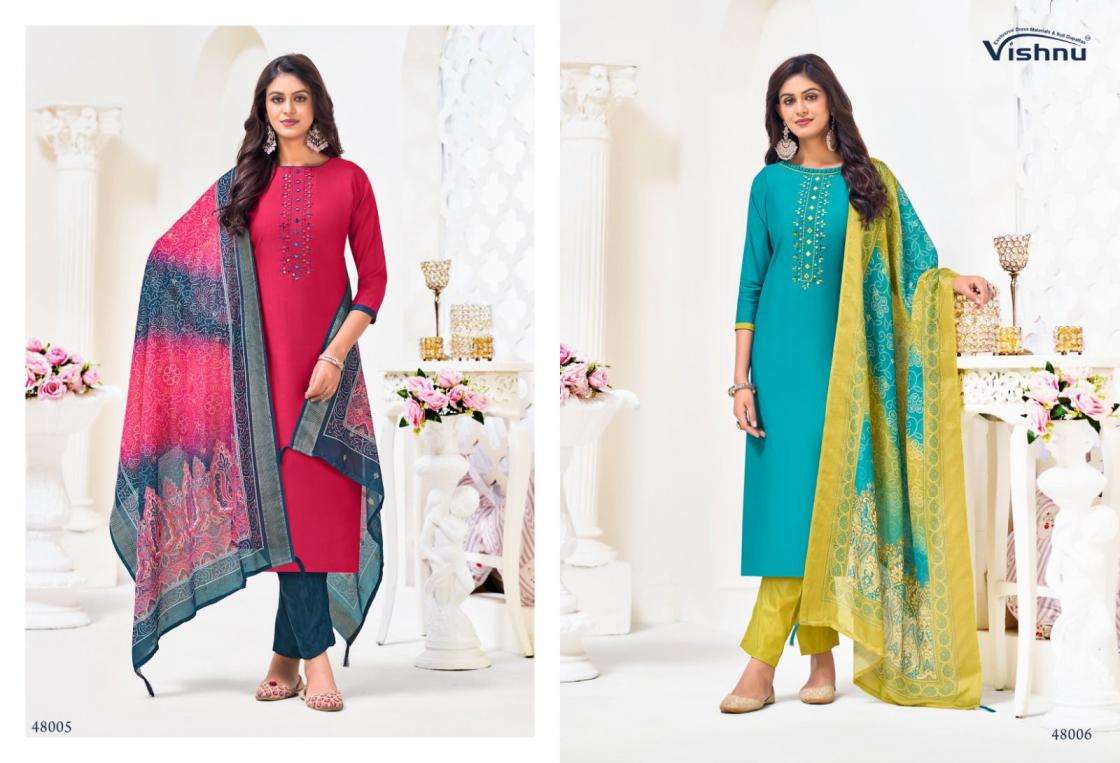 VISHNU IMPEX ALAVIRA SILK WITH FANCY SWAROVSKI WORK SALWAR SUIT