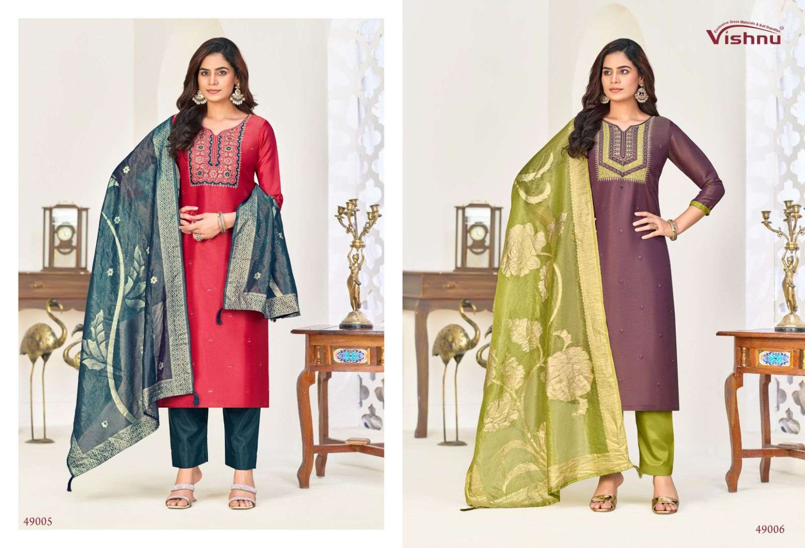 VISHNU IMPEX NADIA FANCY WORK LADIES SALWAR SUIT