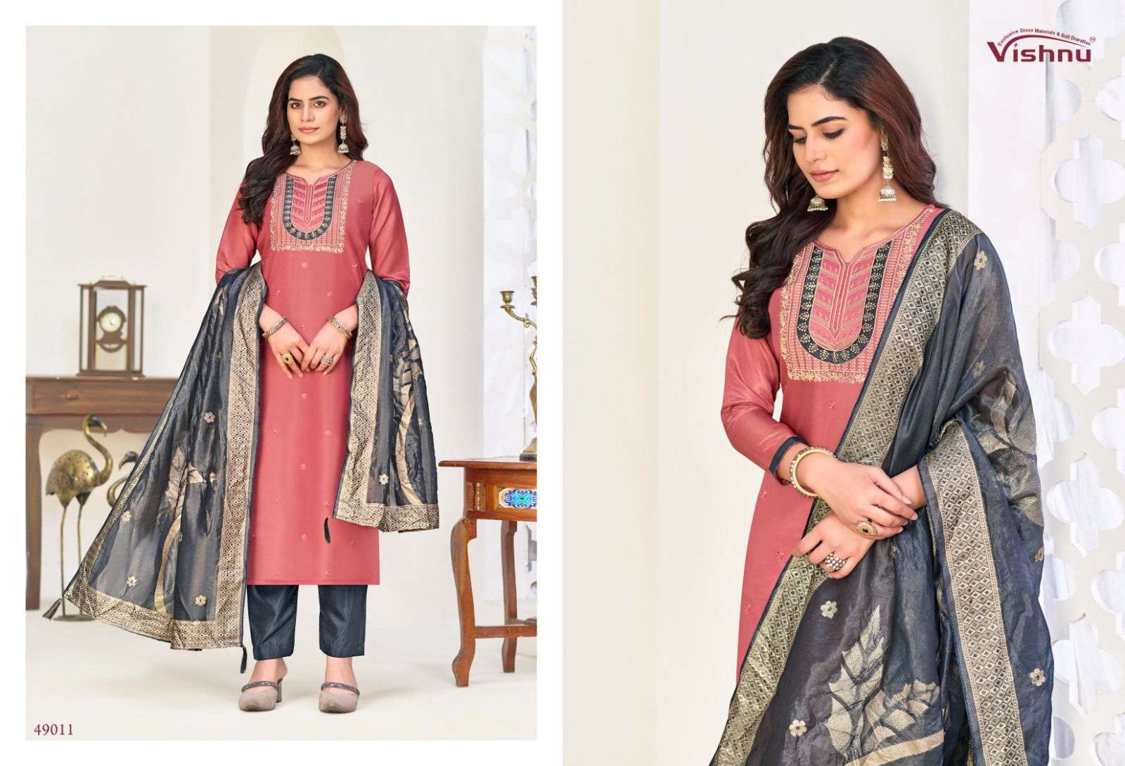 VISHNU IMPEX NADIA FANCY WORK LADIES SALWAR SUIT