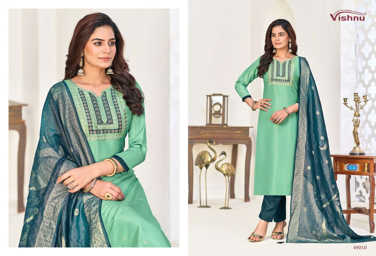 VISHNU IMPEX NADIA FANCY WORK LADIES SALWAR SUIT