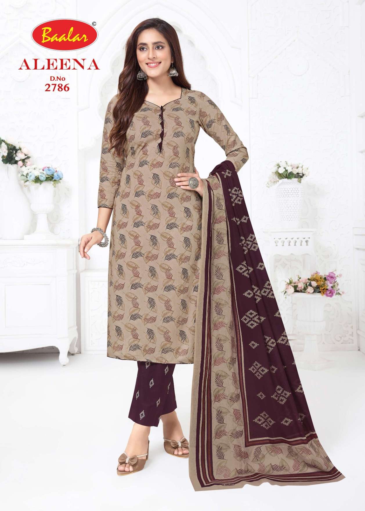 BAALAR ALEENA VOL 27 COTTON PRINTED SALWAR SUIT