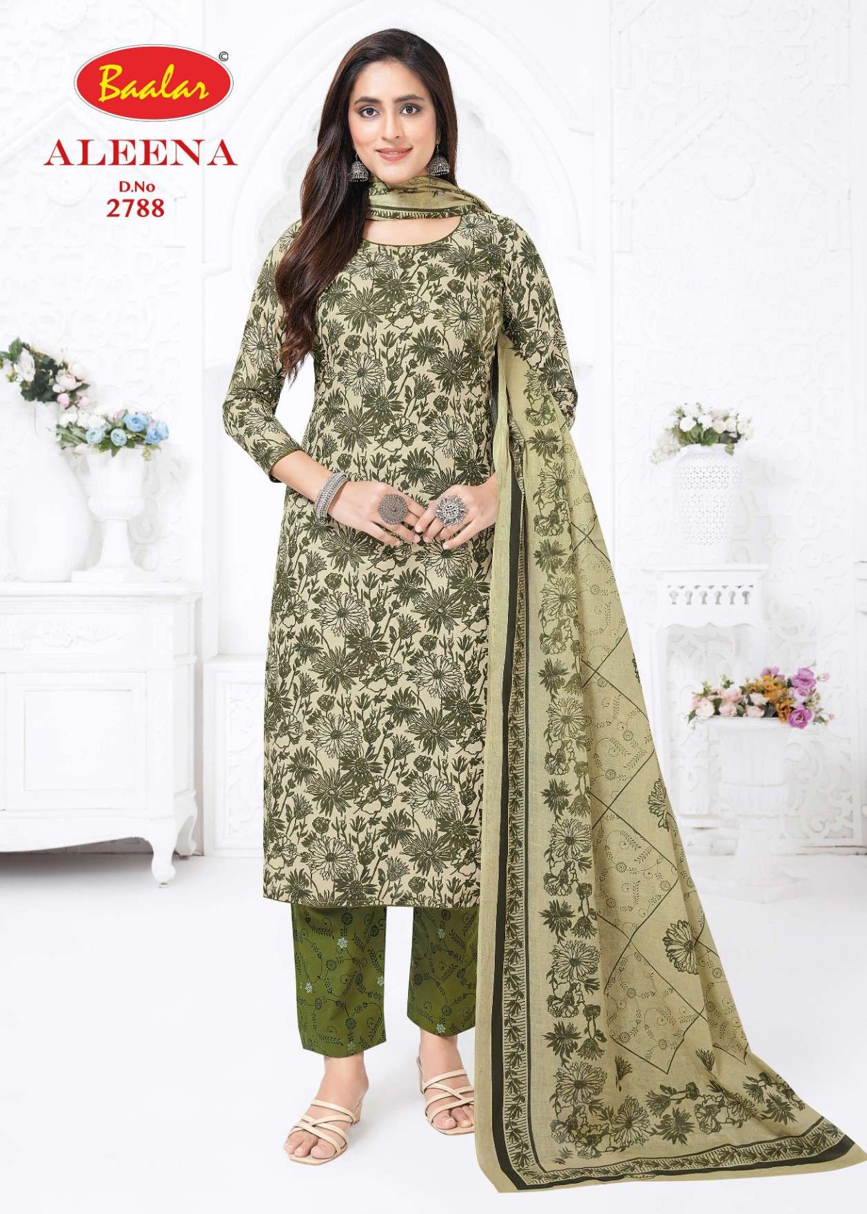 BAALAR ALEENA VOL 27 COTTON PRINTED SALWAR SUIT